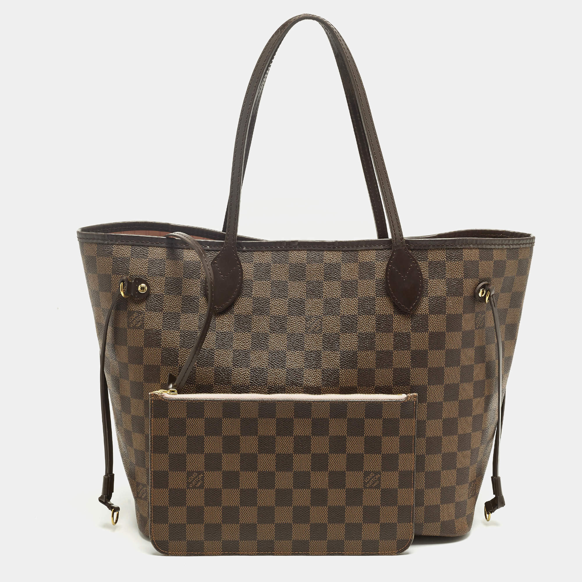 Pre Owned Louis Vuitton Damier Ebene Canvas Neverfull MM Bag