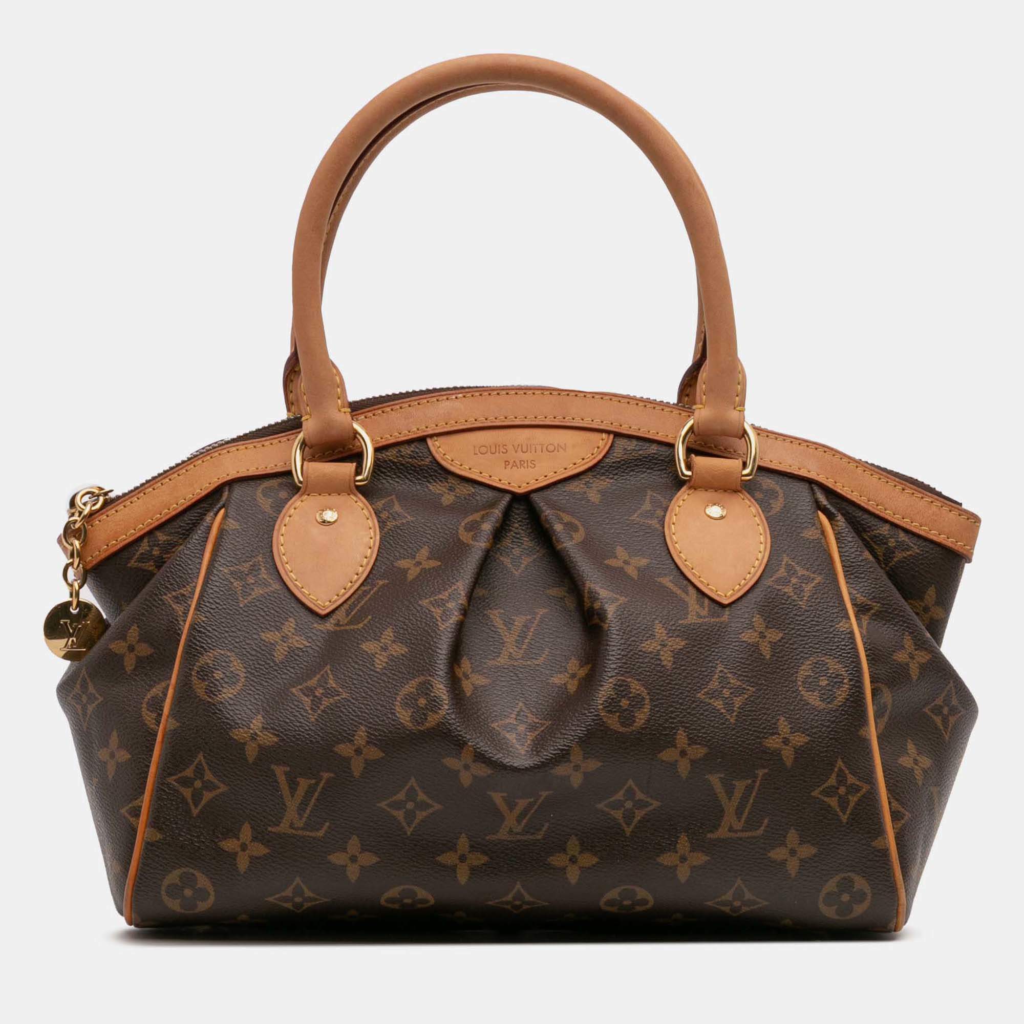 Pre Owned Louis Vuitton Brown Monogram Tivoli PM