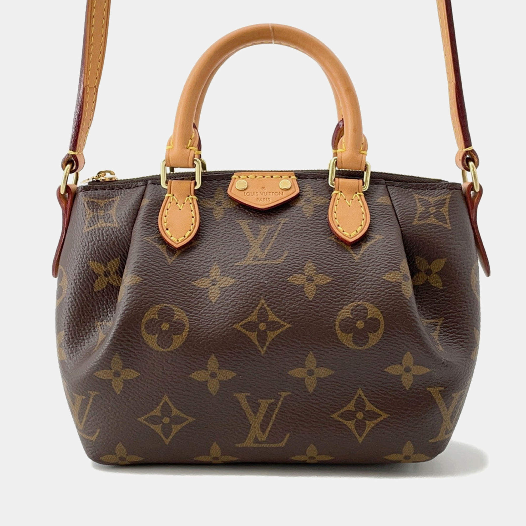 Pre Owned Louis Vuitton Nano Turenne Brown Monogram