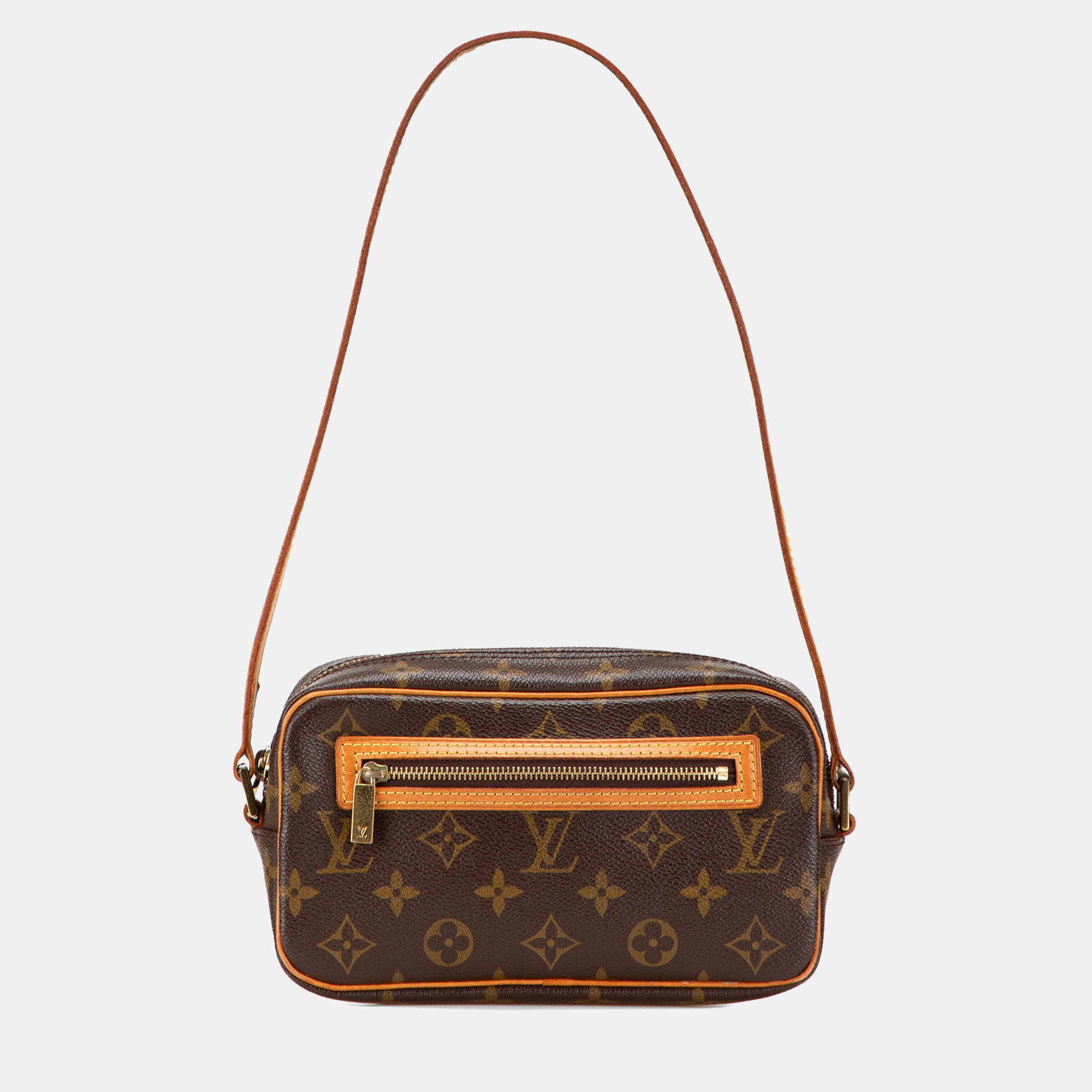 مملوكة مسبقًا Louis Vuitton Brown Monogram Pochette Cite