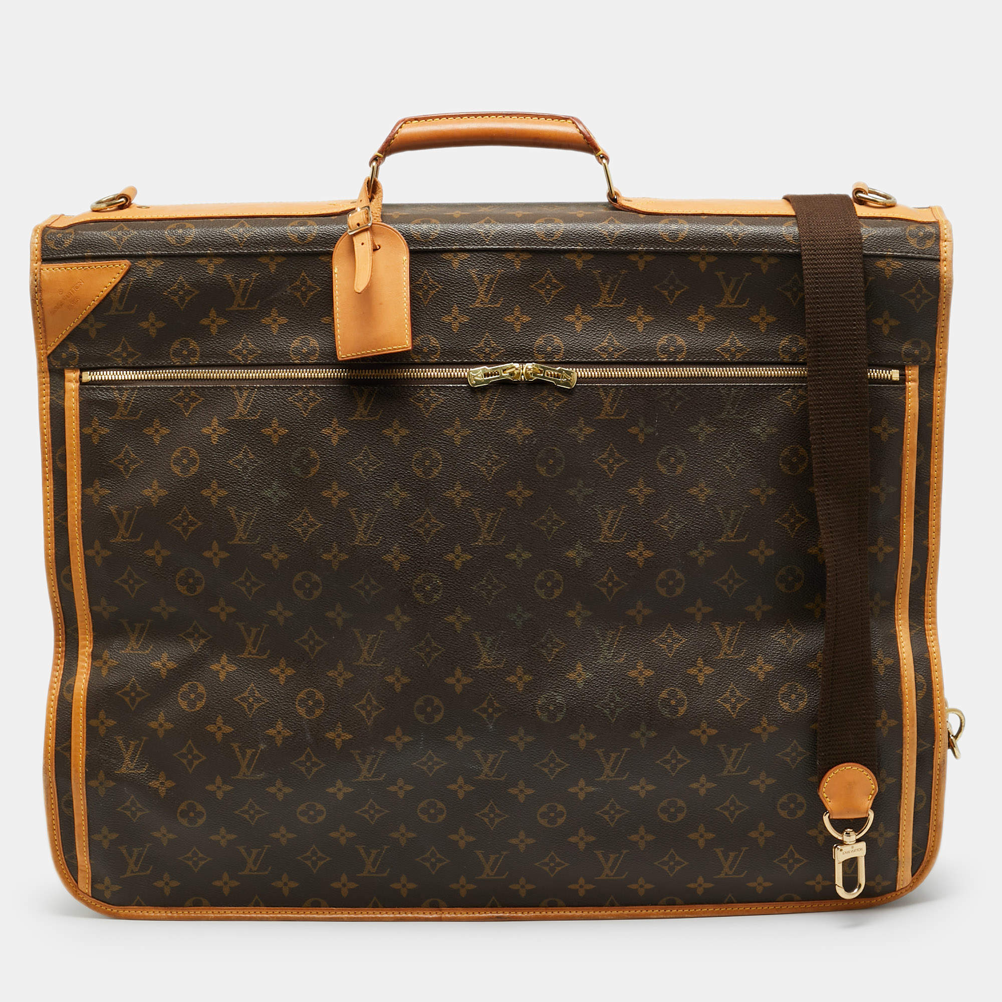 Pre Owned Louis Vuitton Monogram Canvas Garment Cover Bag