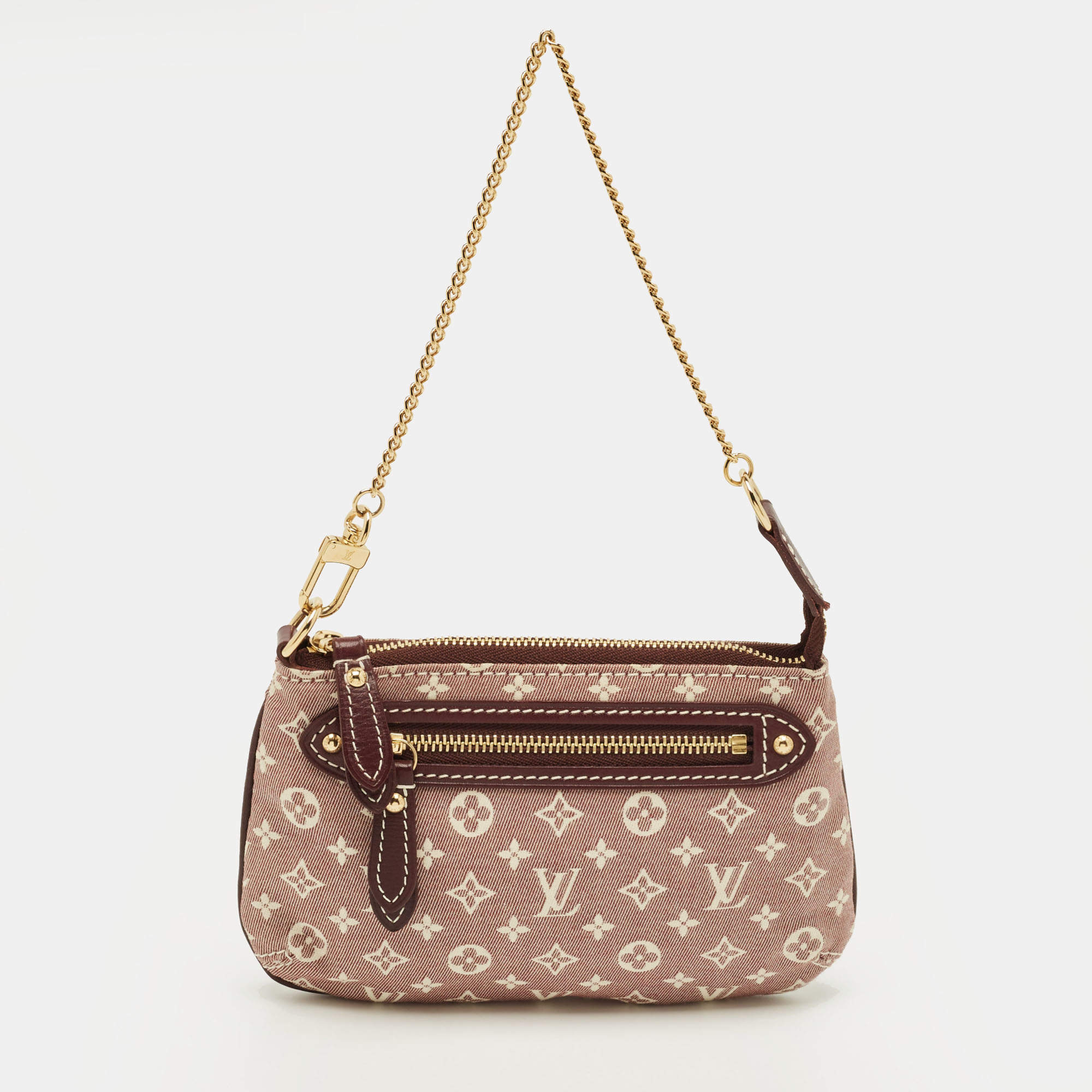 مملوكة مسبقًا Louis Vuitton Pochette Mini Fusain Monogram Idylle Accessoires