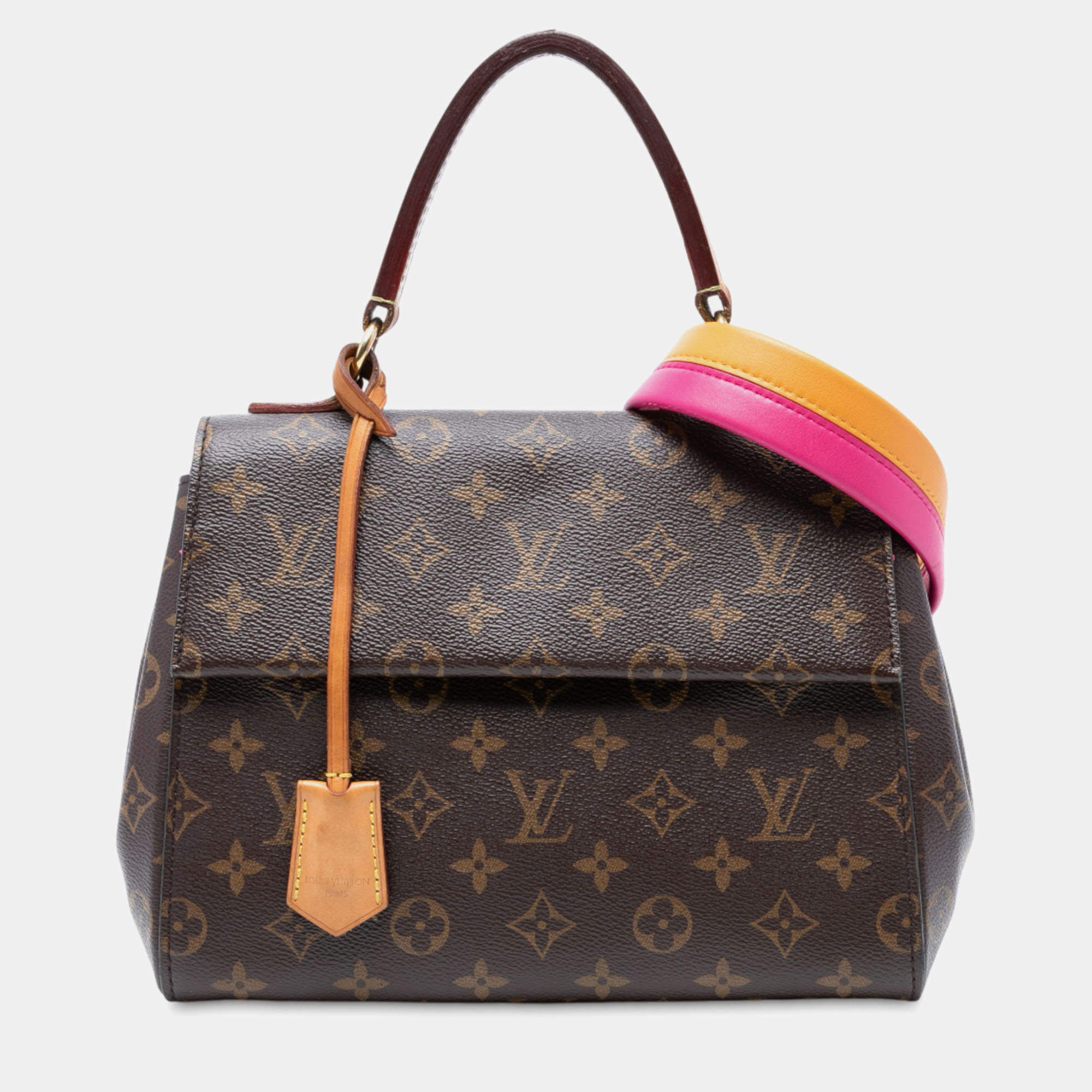 Pre Owned Louis Vuitton Brown Monogram Cluny BB