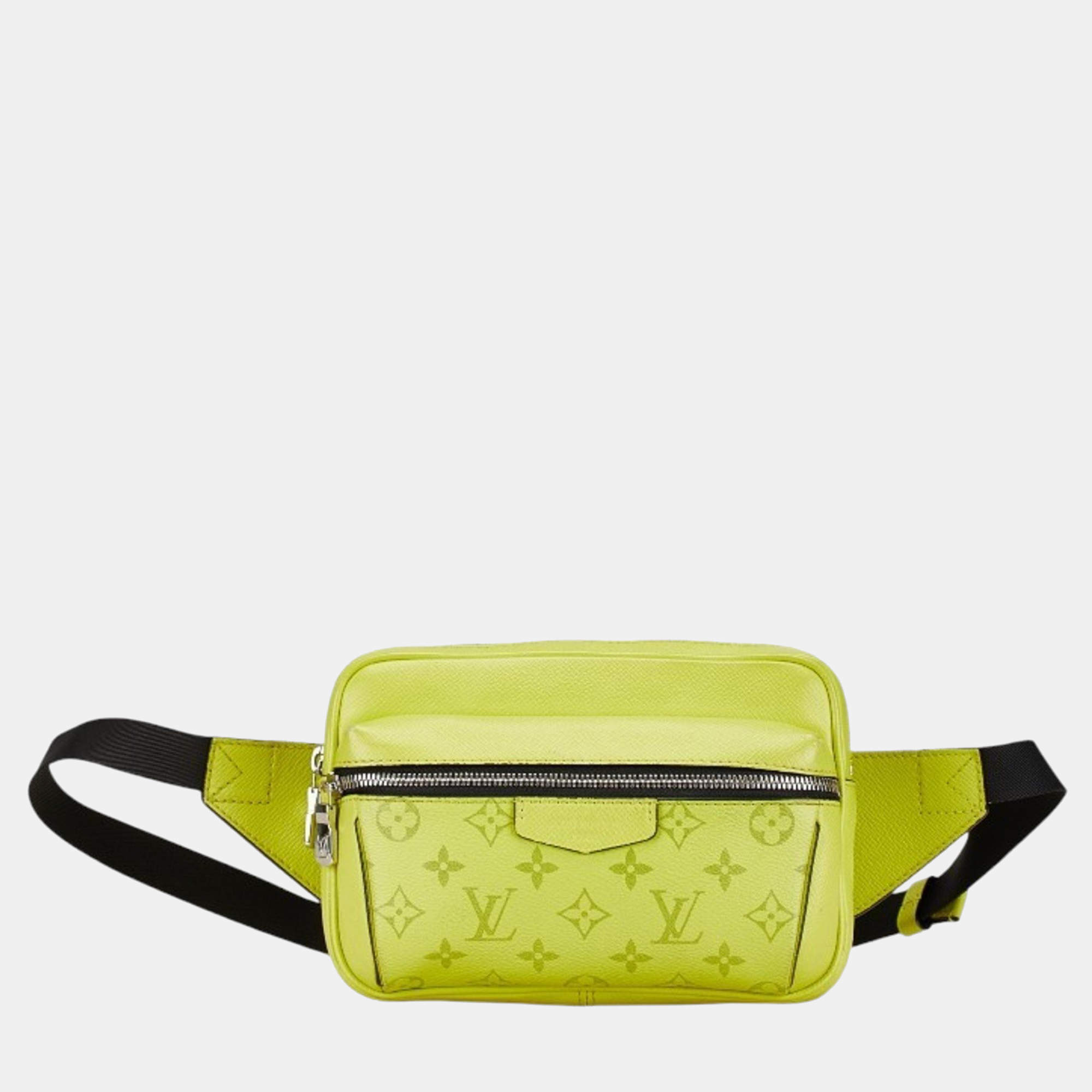 مملوكة مسبقًا Louis Vuitton Monogram Taiga Rama Body Bag Waist Jaune Yellow Pvc Leather