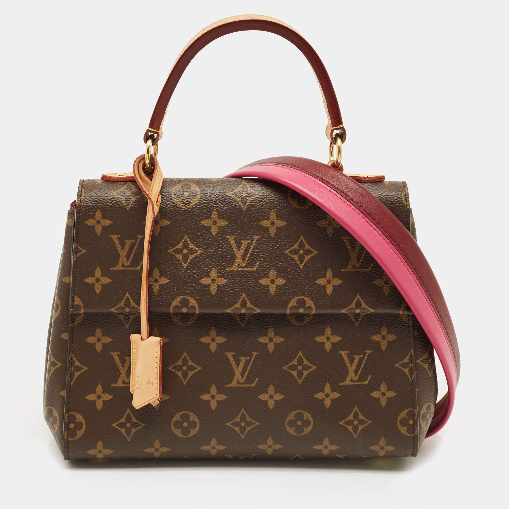 Pre Owned Louis Vuitton Cluny BB Monogram Canvas Bag 