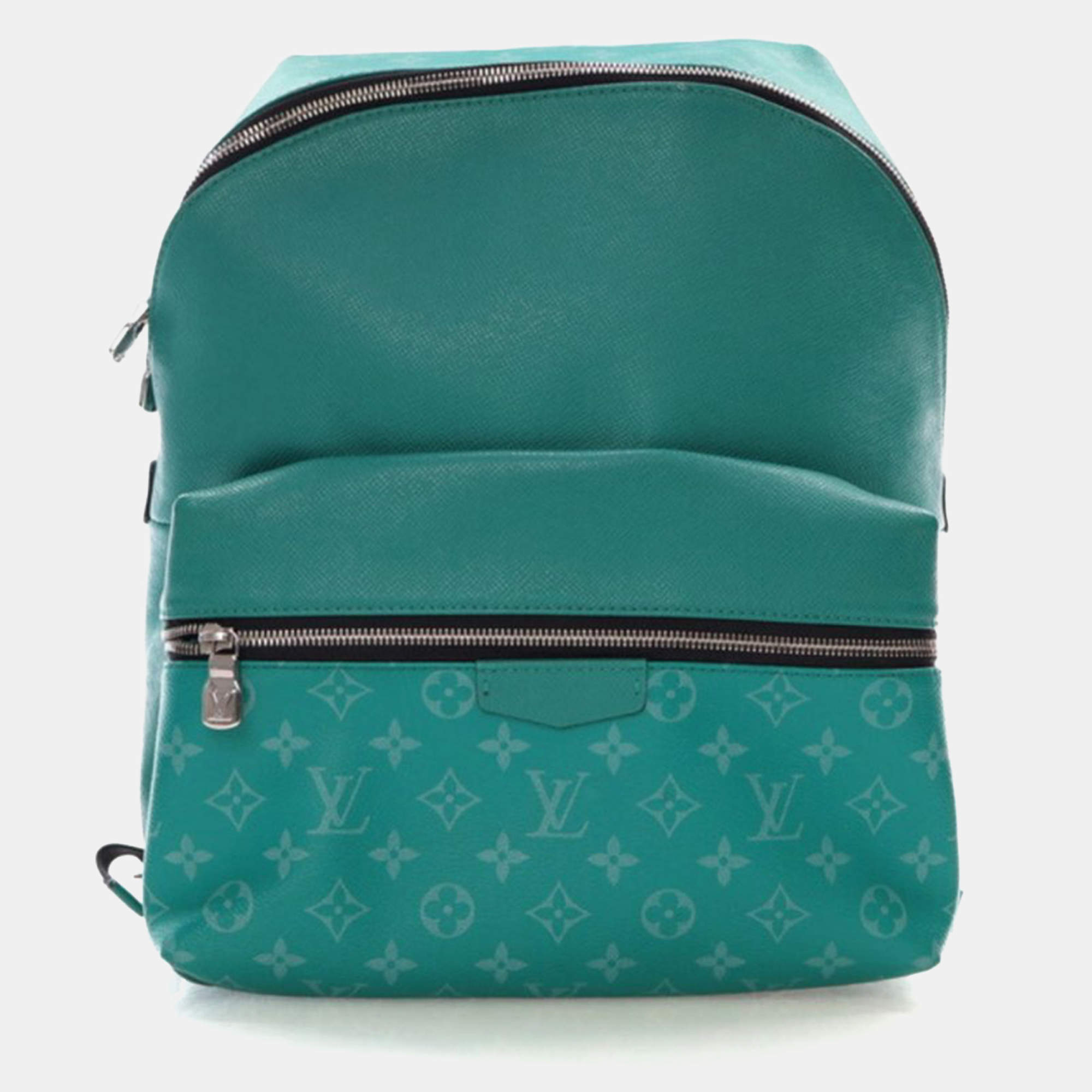 Pre Owned Louis Vuitton Green Monogram Discovery Backpack PM
