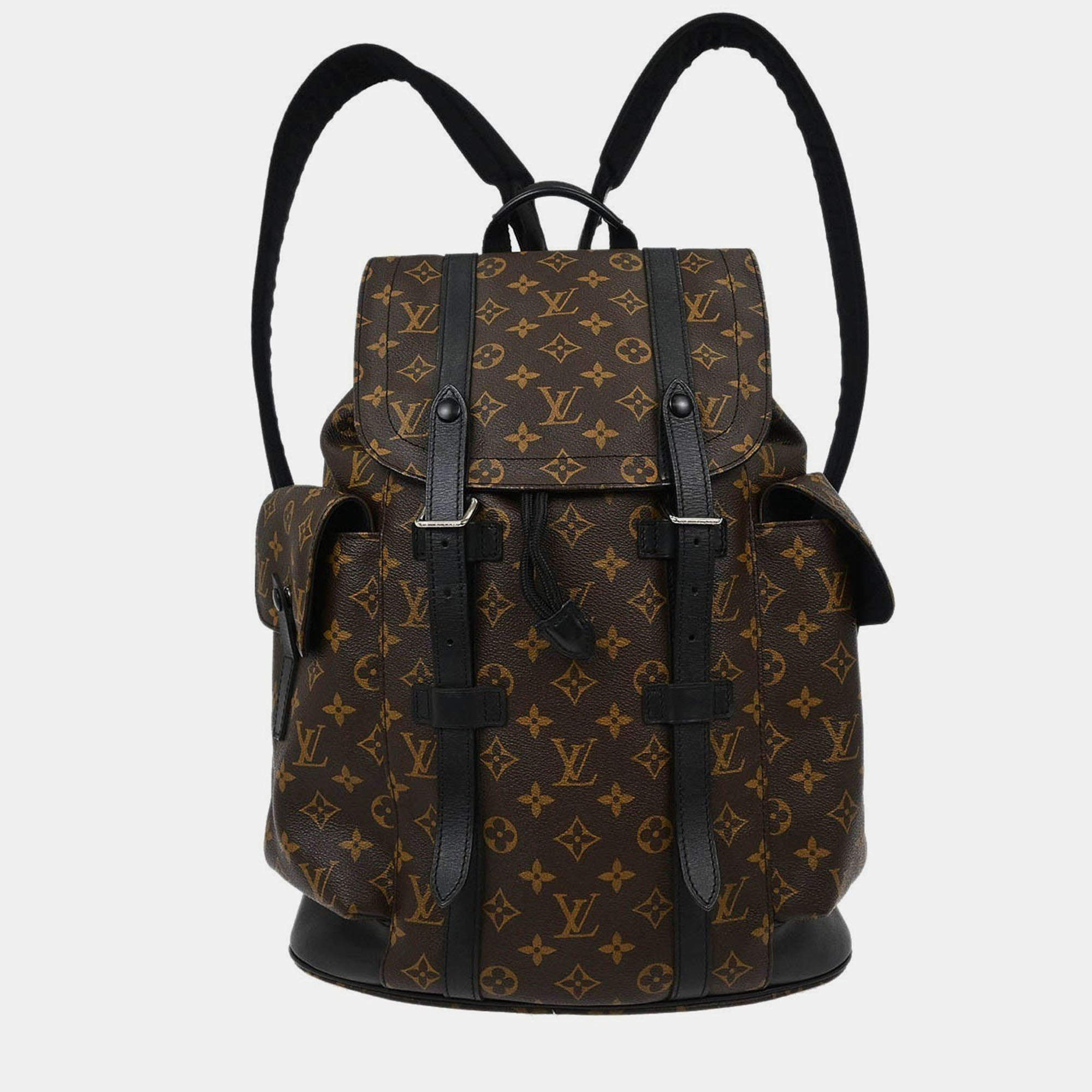 مملوكة مسبقًا Louis Vuitton Monogram Macassar Christopher PM Backpack