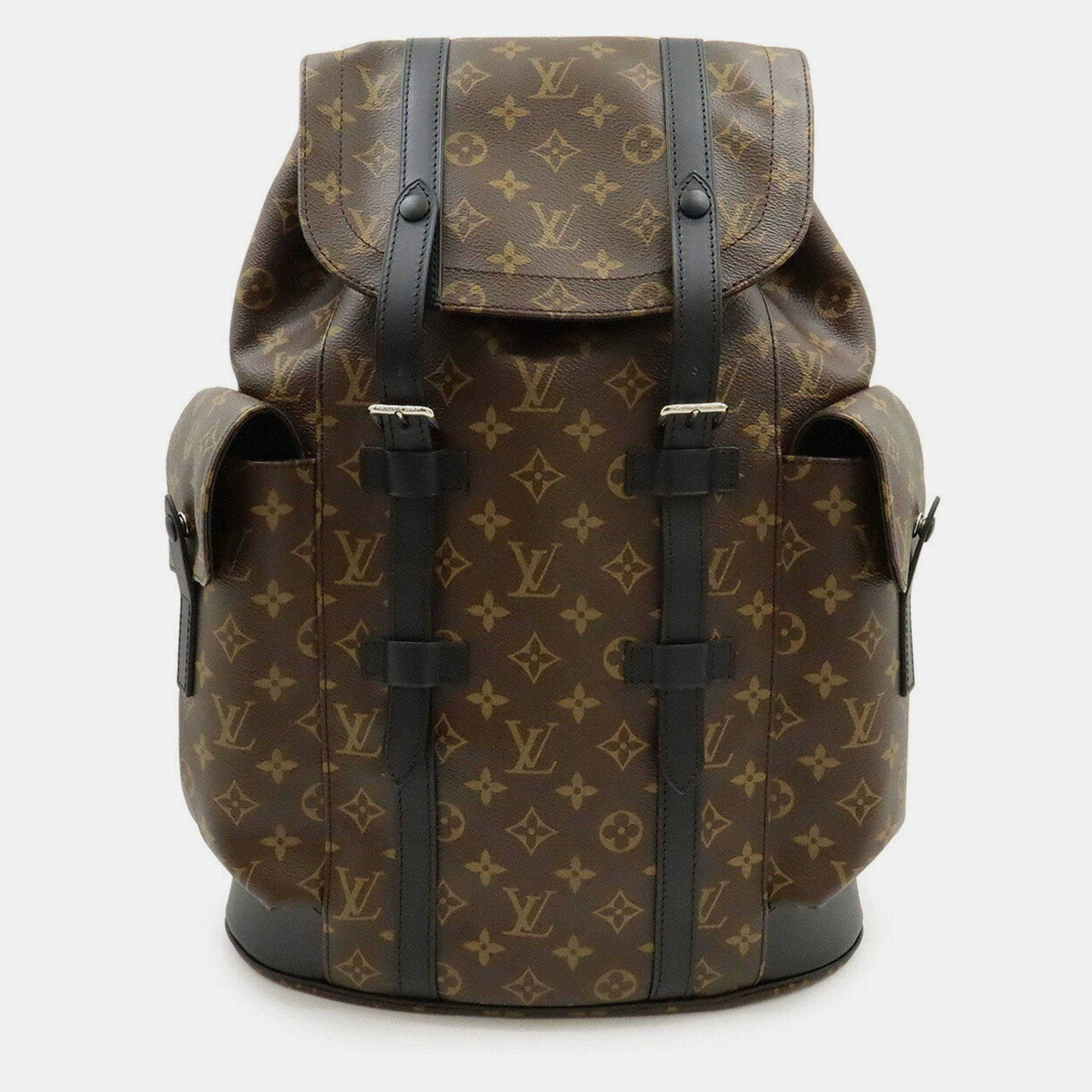 مملوكة مسبقًا Louis Vuitton Monogram Macassar Christopher Pm Backpack/Shoulder Bag