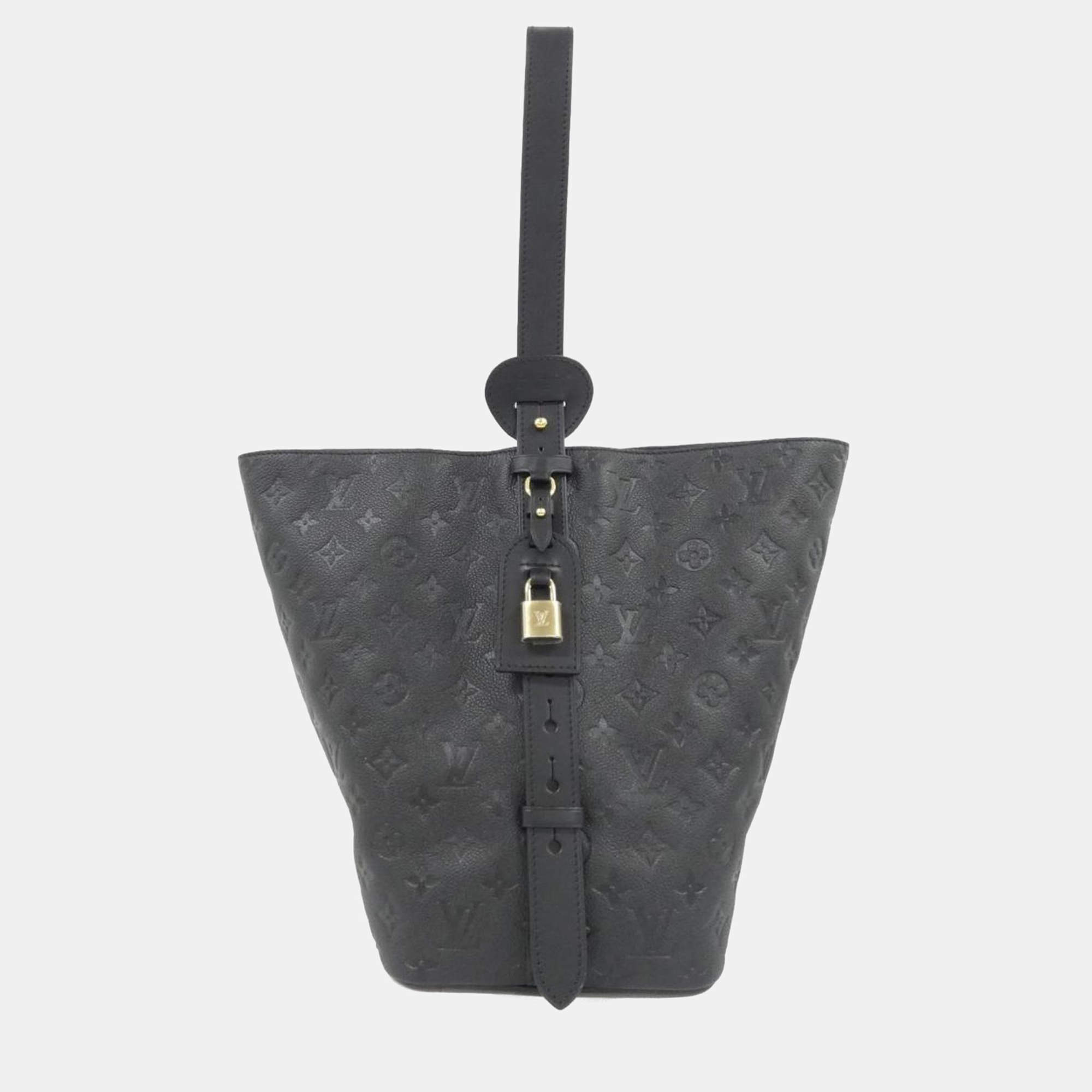 Pre Owned Louis Vuitton Monogram Empreinte All-In Shoulder Bag
