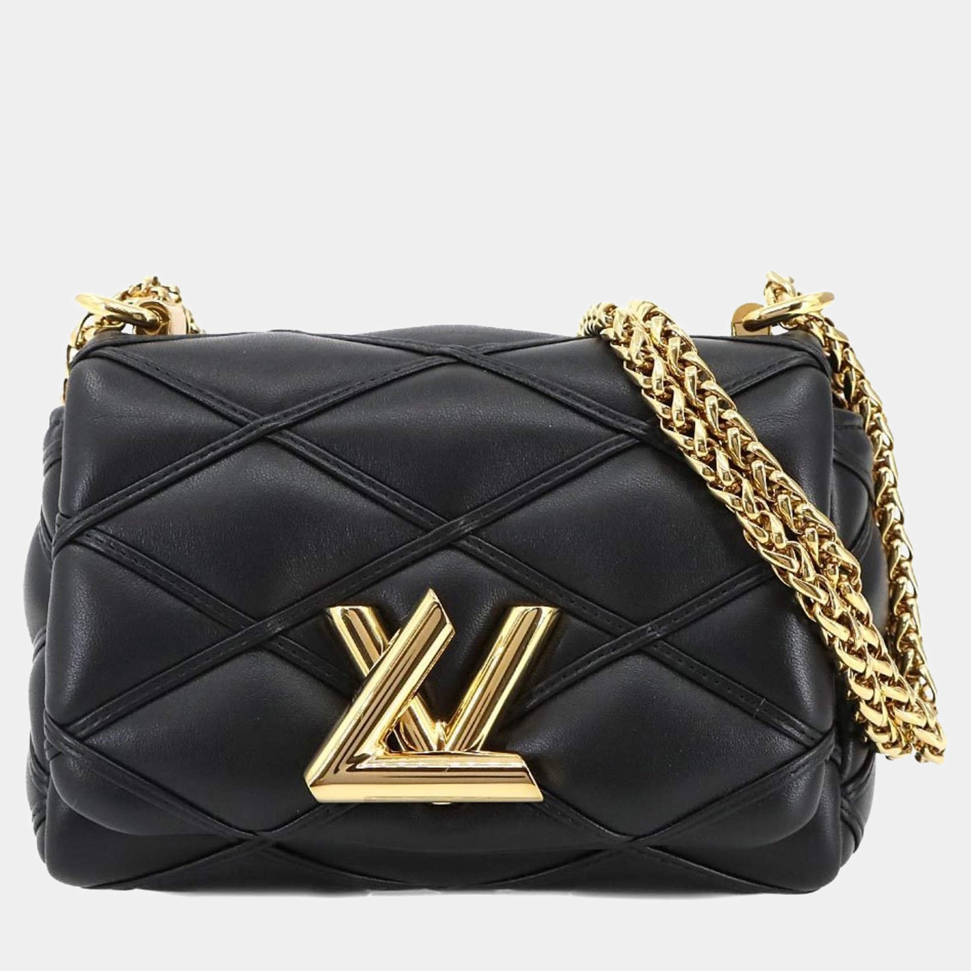 Pre Owned ```json
{"name": "Louis Vuitton Maltage Pico Go-14 Chain Shoulder Bag In Leather Noir", "name_ar": "حقيبة كتف سلسلة لوي فيتون Maltage Pico Go-14 جلد نوير"}
```