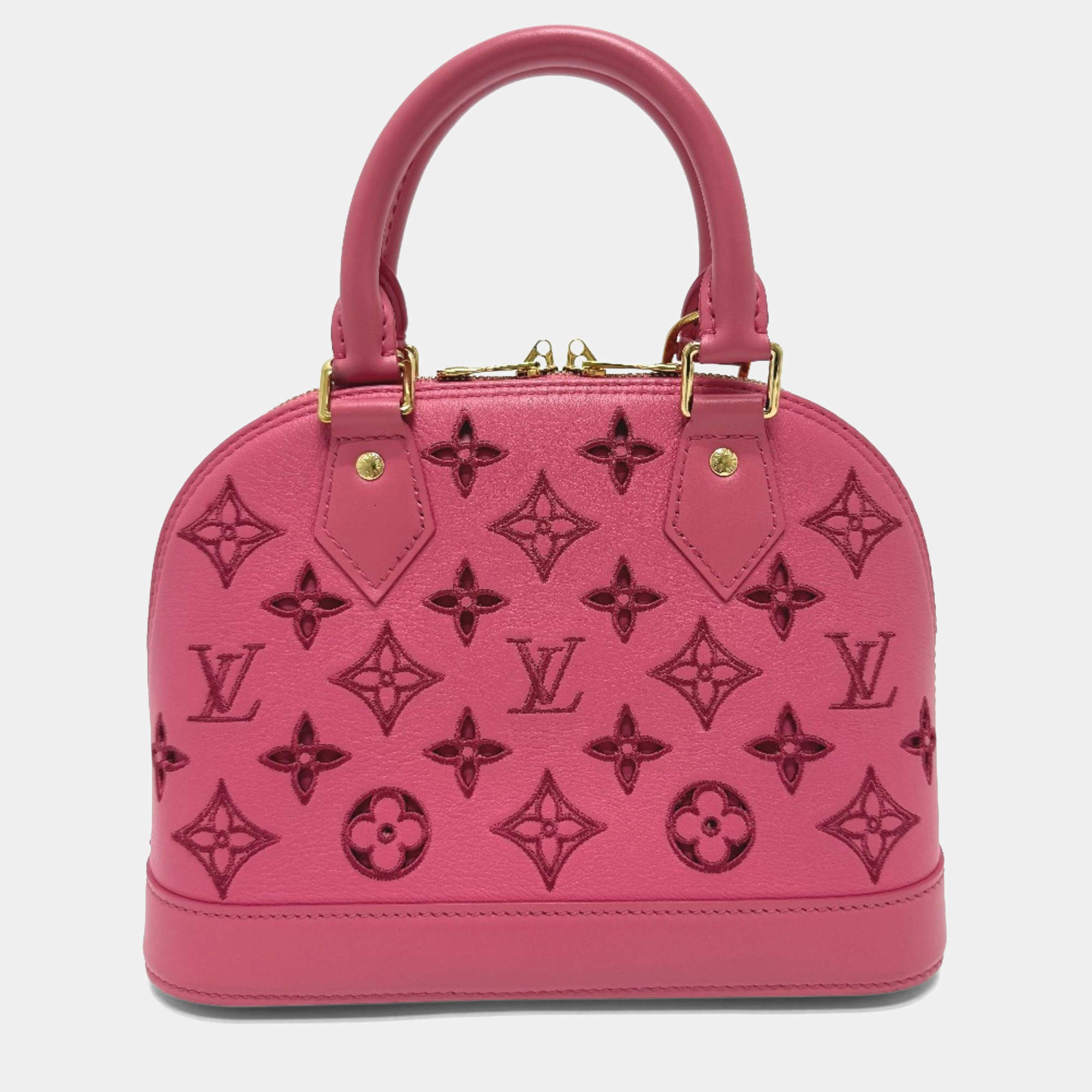 مملوكة مسبقًا حقي بة لوي فيتون بروذريه إنجليزيه ألما بي بي جلد وردي ٢-طريق