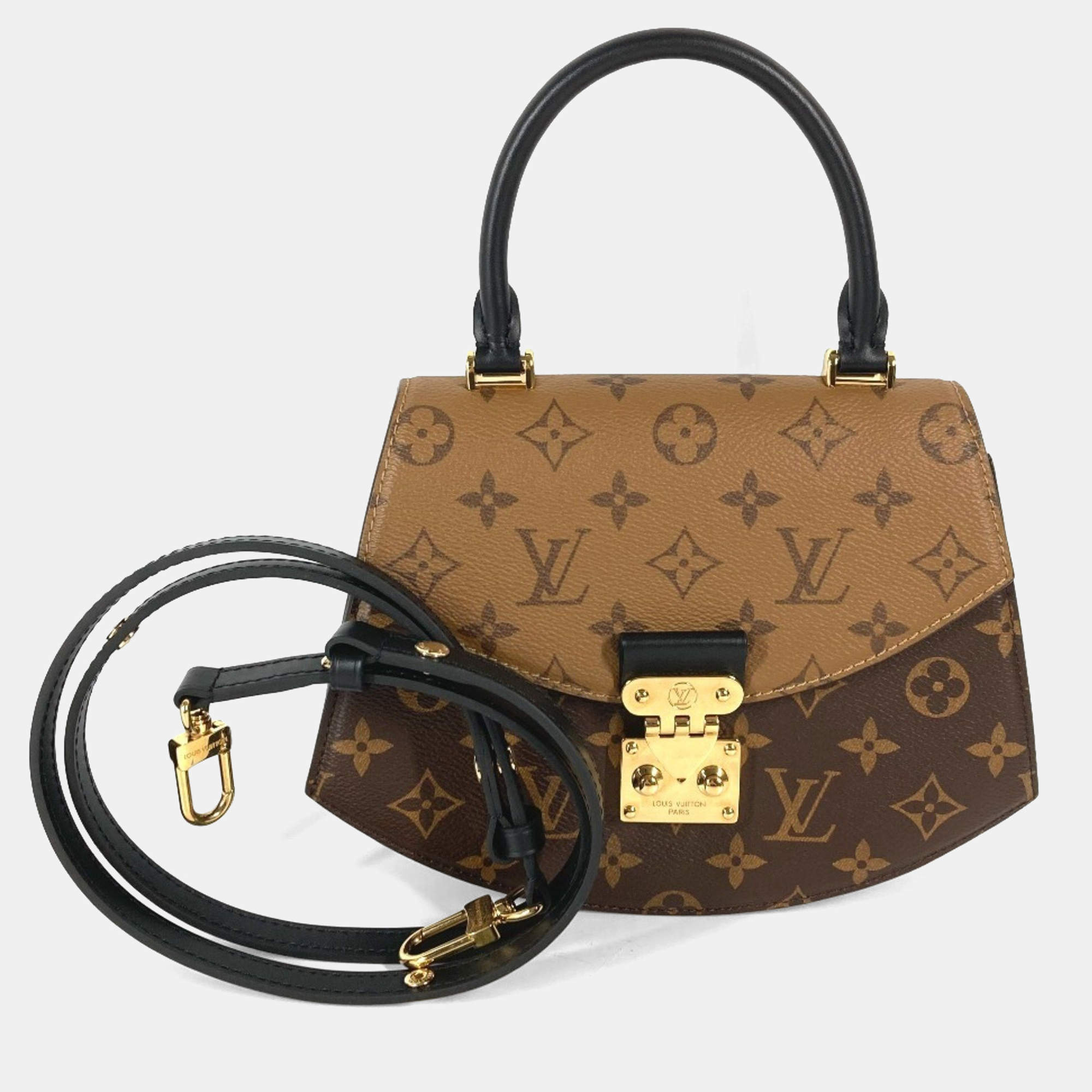 مملوكة مسبقًا Louis Vuitton M46548 Monogram Reverse Tilsitt 2-Way Bag Shoulder Bag/Handbag Canvas/Monogram Canvas Brown