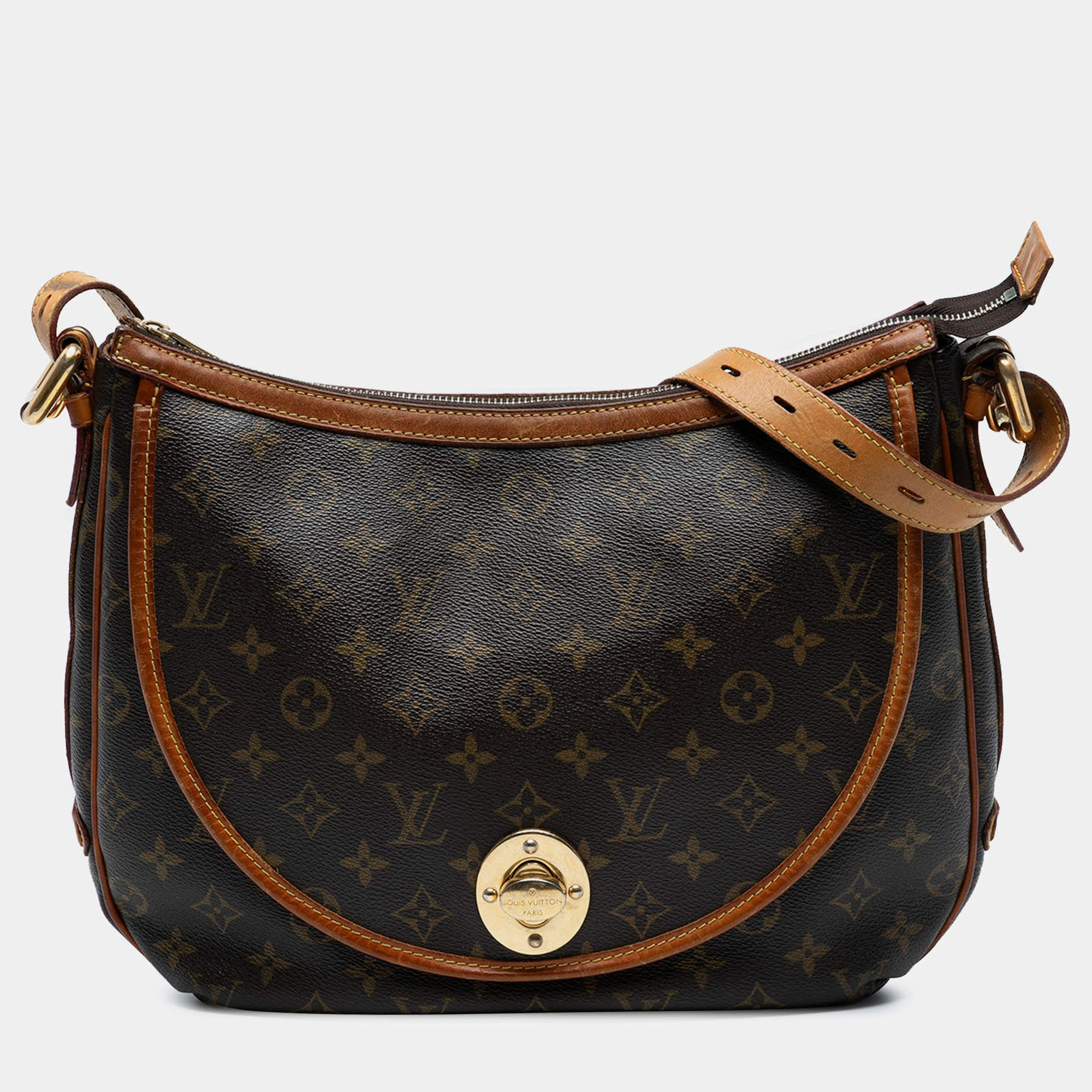 مملوكة مسبقًا Louis Vuitton Brown Monogram Tulum GM