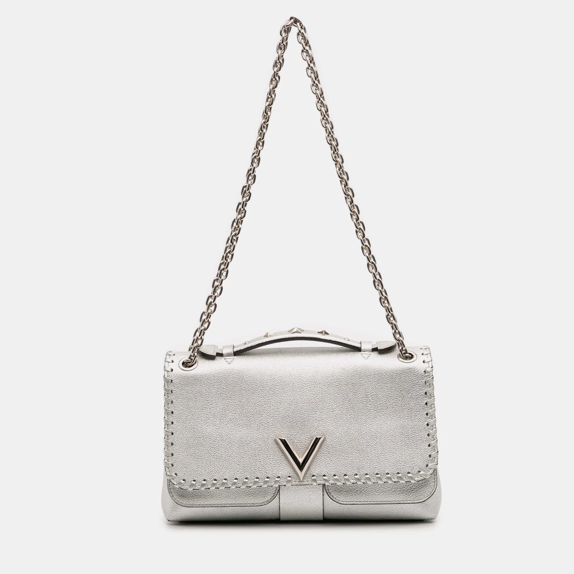 Pre Owned حقيبة لويس فويتون سلسلة فيري إكوم بلوم كوير معدني فضي