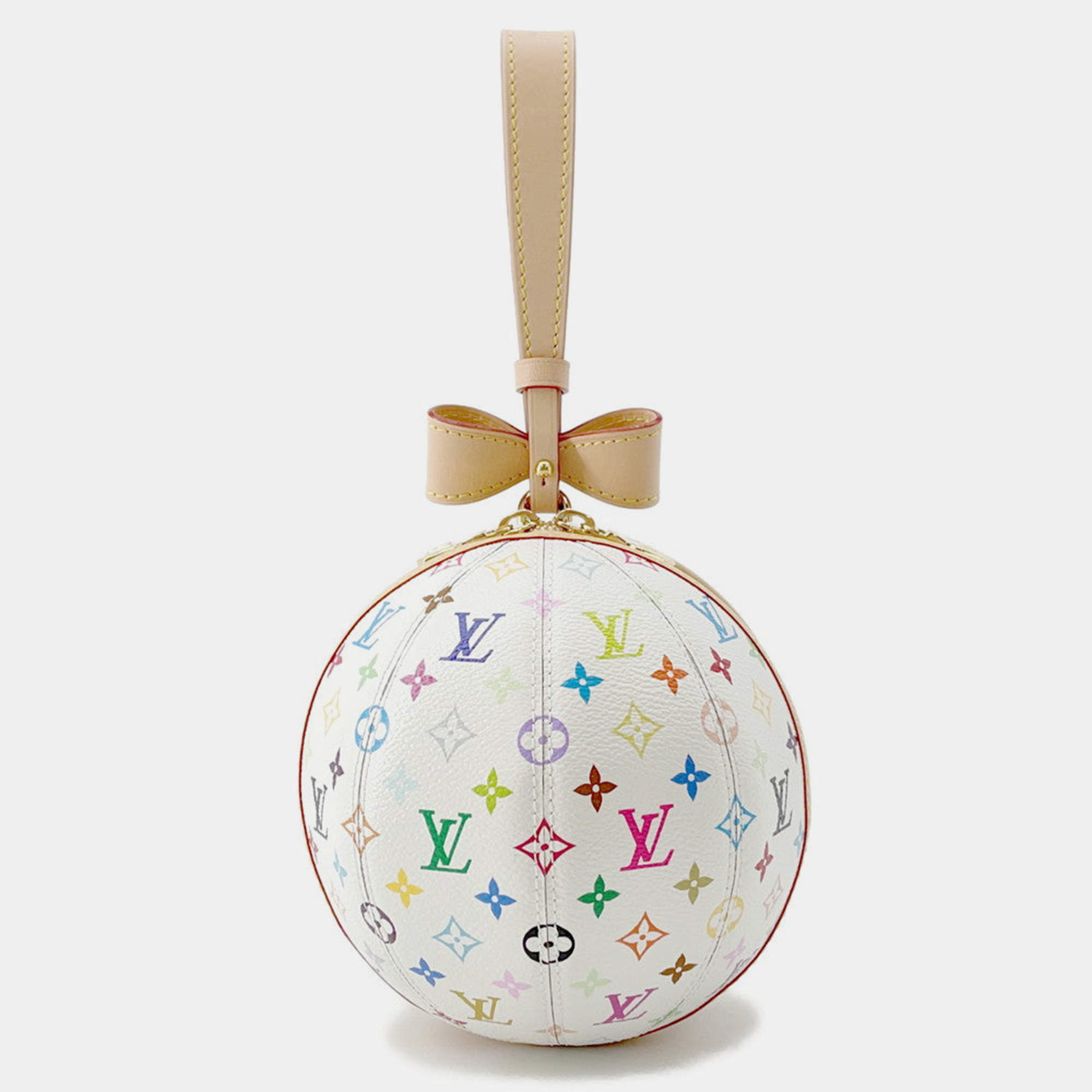مملوكة مسبقًا Louis Vuitton Tm Corocoro Clutch White Monogram Multicolor