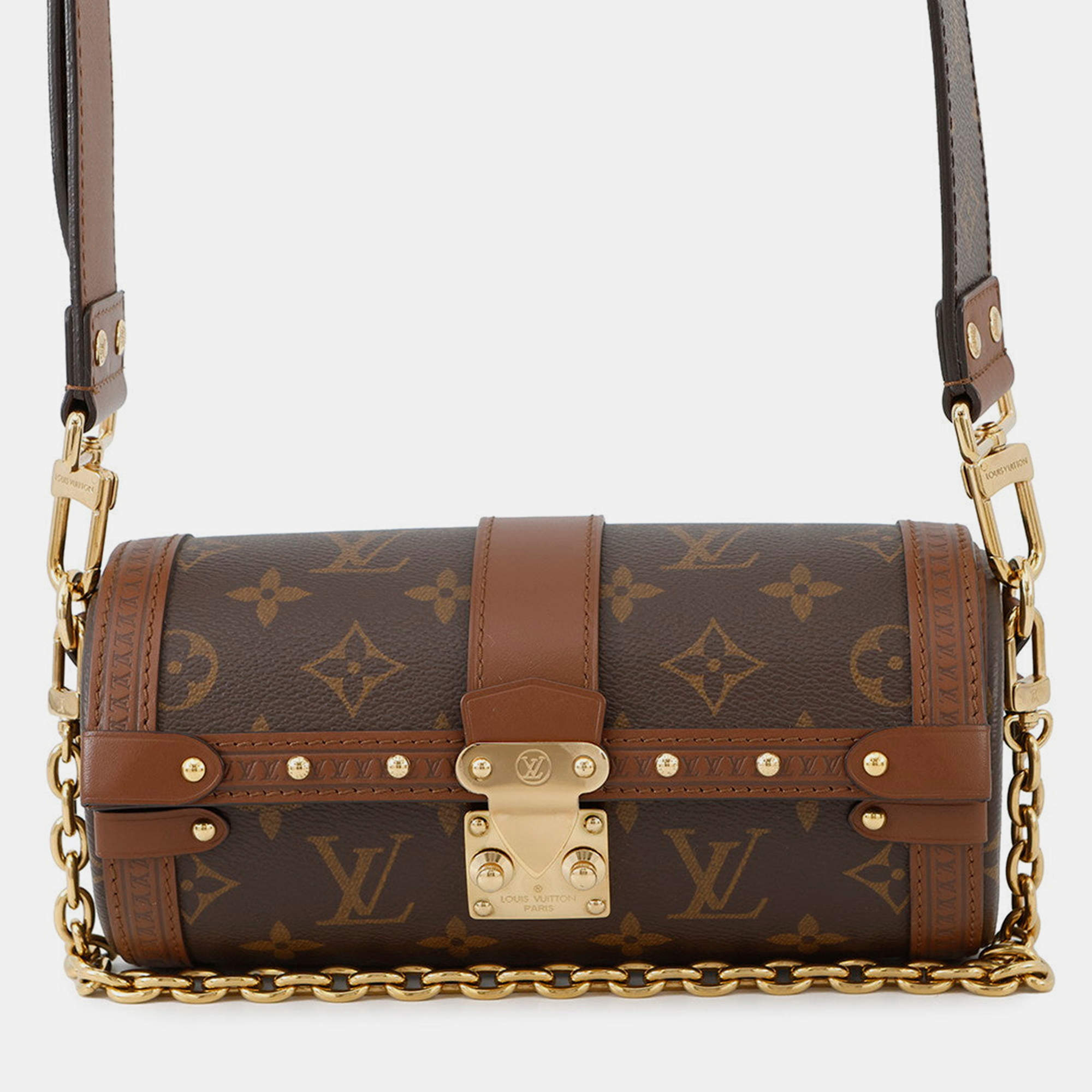 Pre Owned Louis Vuitton Papillon Trunk Brown Monogram