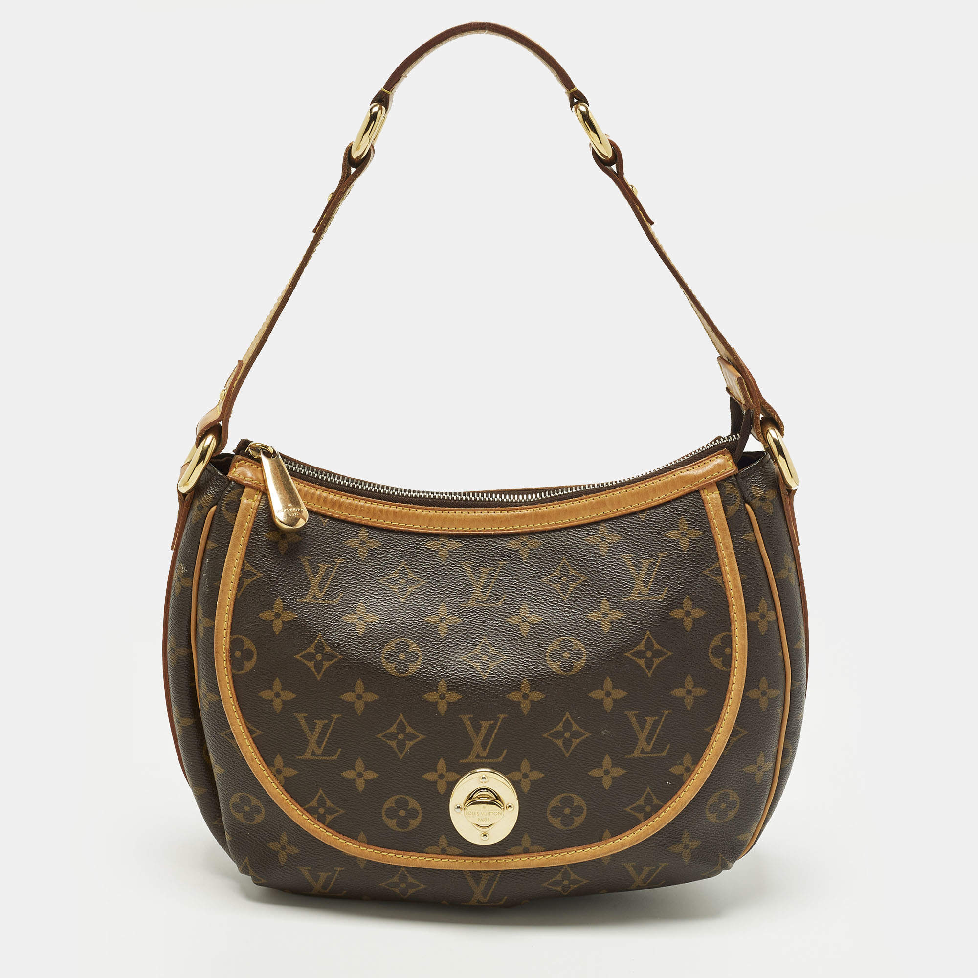 Pre Owned Louis Vuitton Tulum GM Monogram Canvas Bag