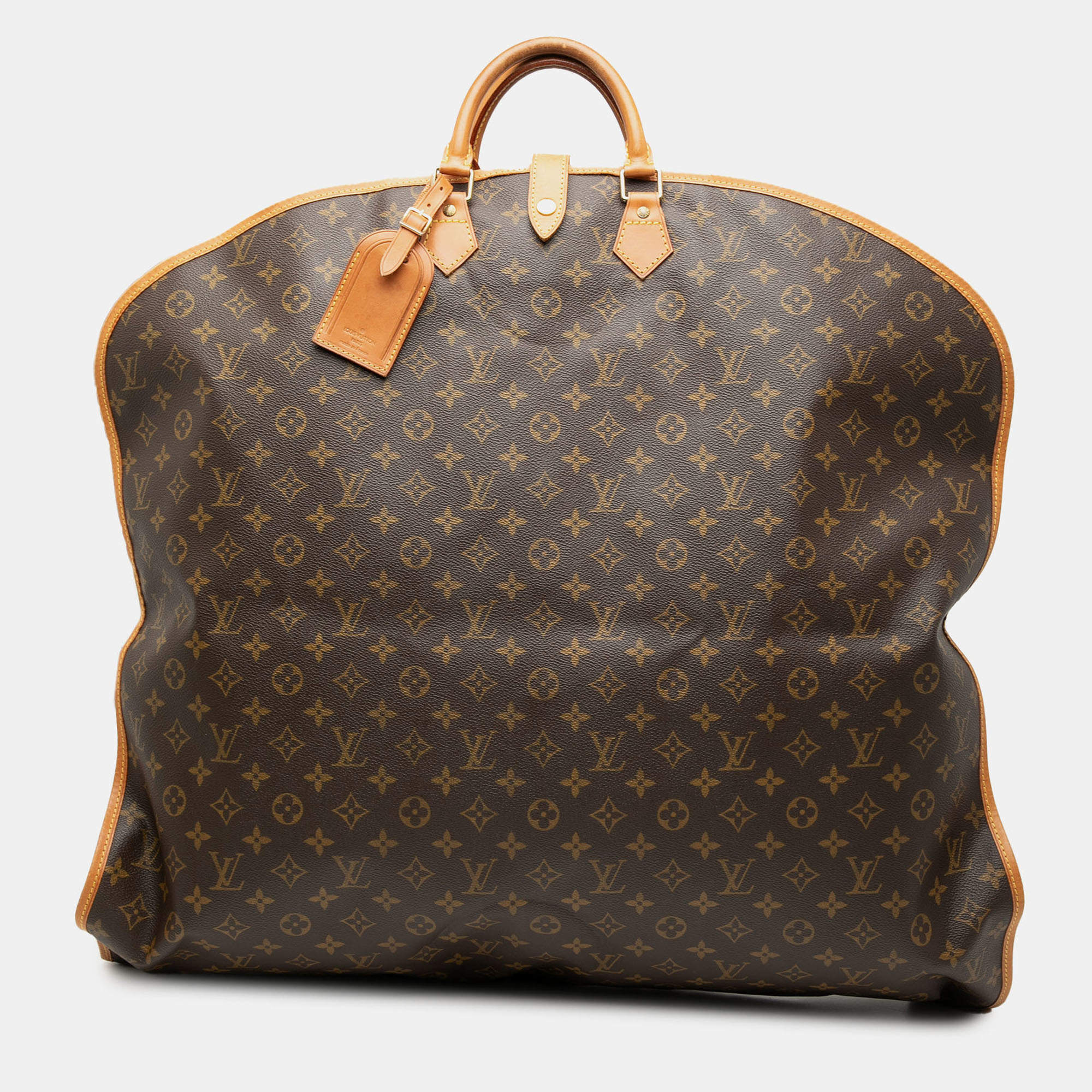 Pre Owned Louis Vuitton Brown Monogram Housse Porte Habits Garment Cover