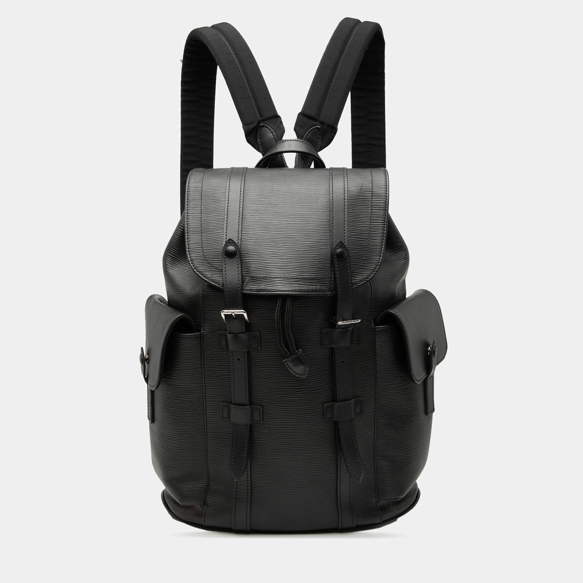 مملوكة مسبقًا Louis Vuitton Black Epi Christopher Backpack PM