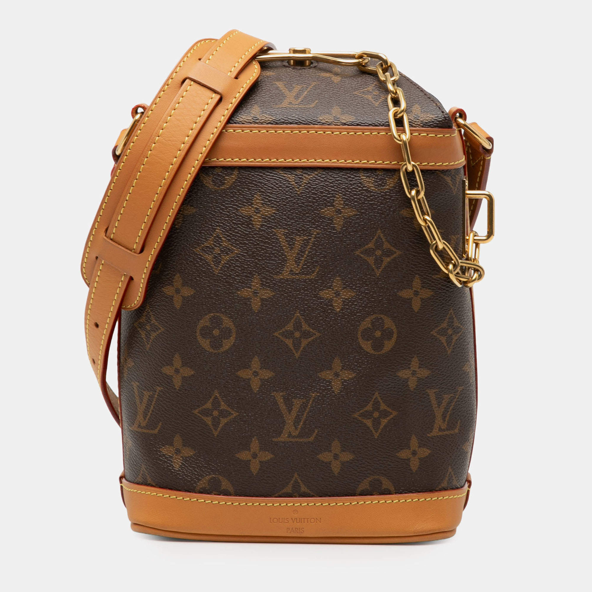 Pre Owned Louis Vuitton Brown Monogram Legacy Milk Box