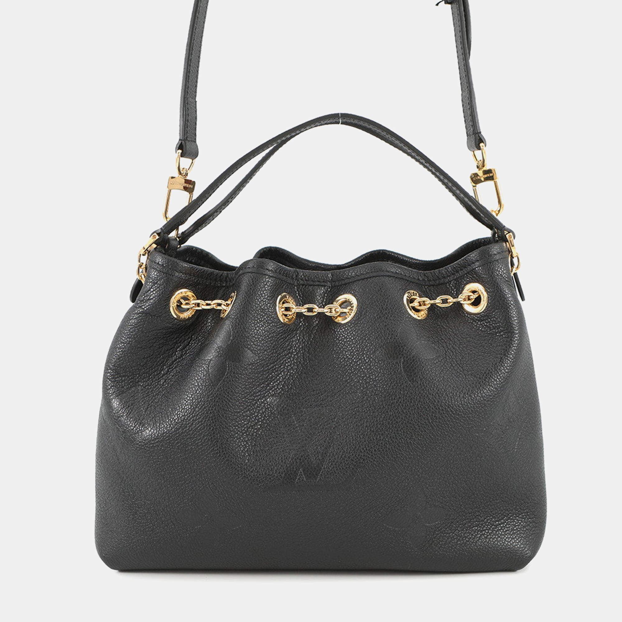 مملوكة مسبقًا Louis Vuitton Lv Bundle Noir Monogram Empreinte Leather