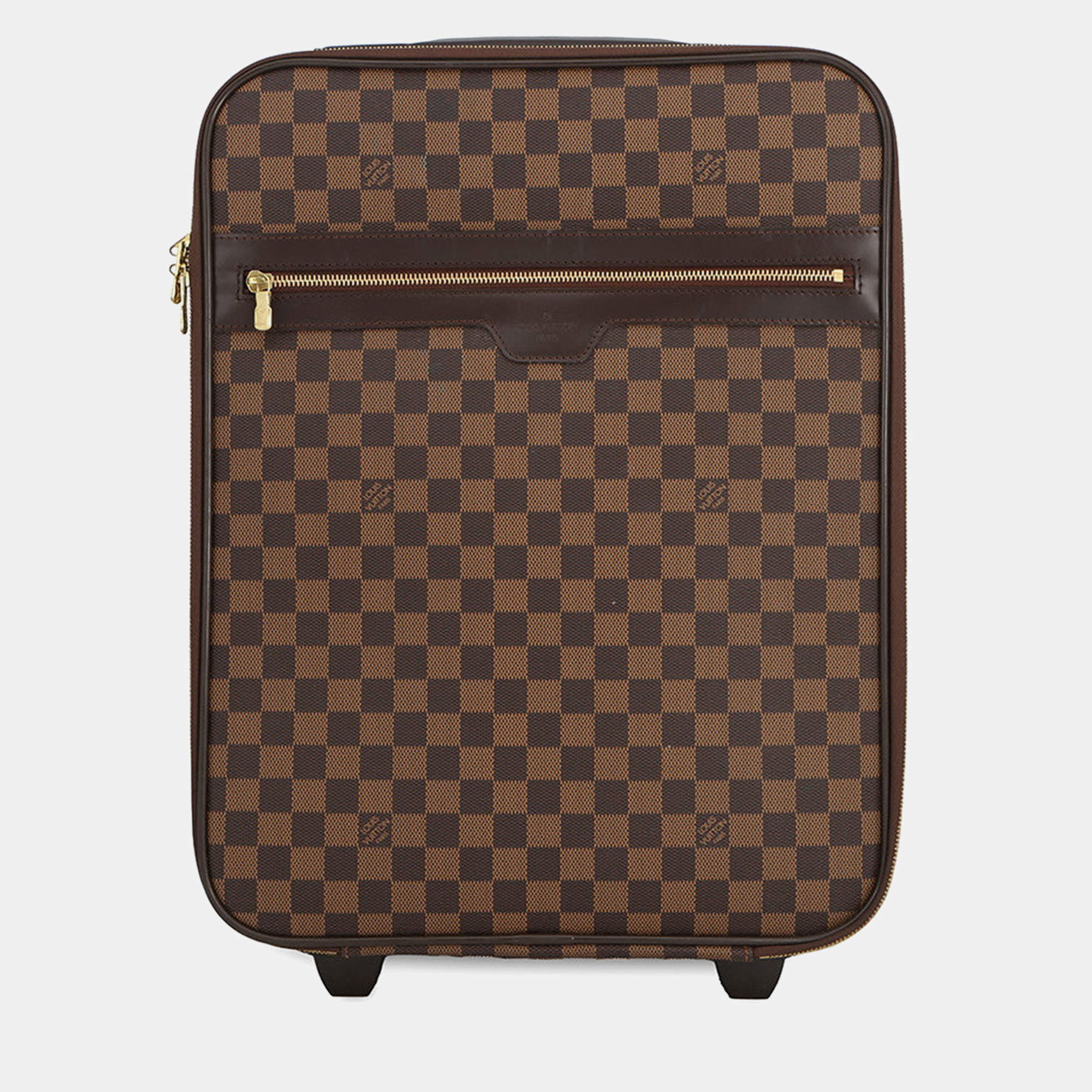 Pre Owned Louis Vuitton Pegas Brown Damier Size 50
