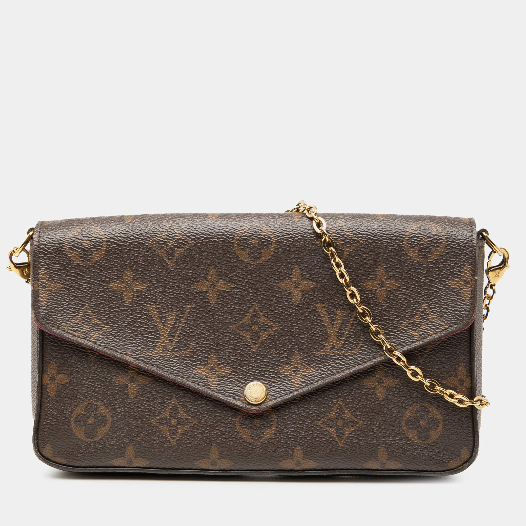 مملوكة مسبقًا Louis Vuitton Brown Monogram Pochette Felicie