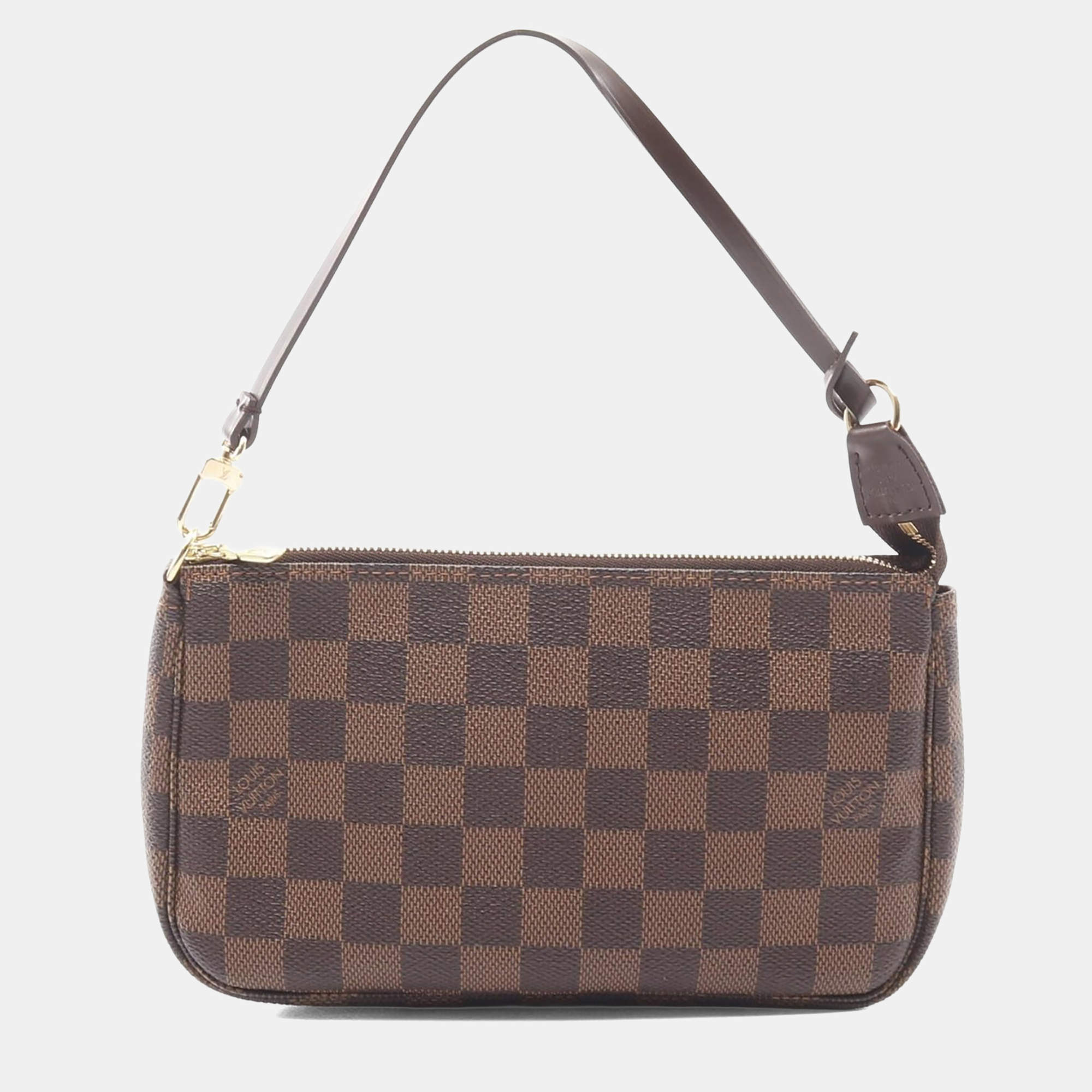 مملوكة مسبقًا Louis Vuitton Pochette Accessoires Brown Damier Ebene Canvas Pouch Bag