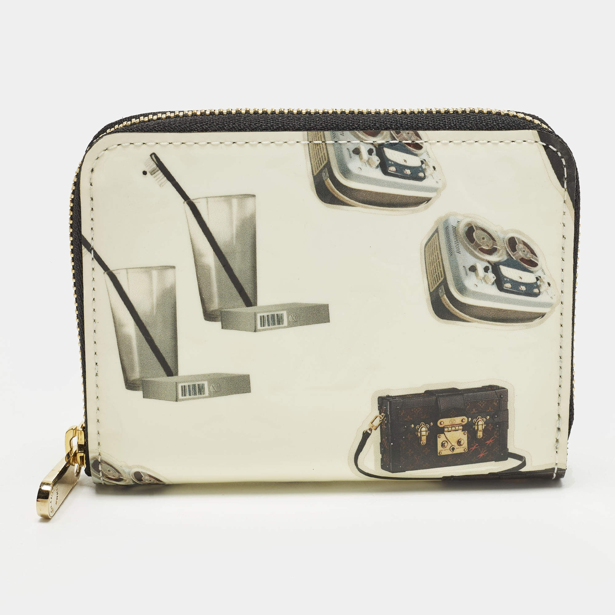 مملوكة مسبقًا محفظة لوي فيتون ستيكر فيرني مونوجرام العملات المعدنية