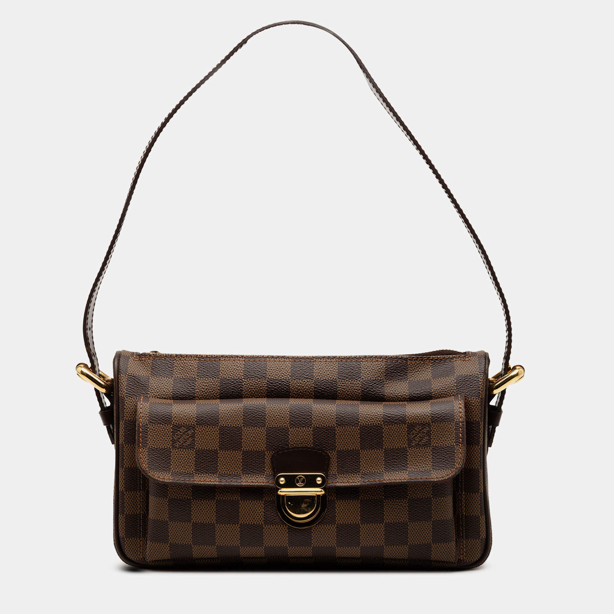 مملوكة مسبقًا Louis Vuitton Brown Damier Ebene Ravello GM