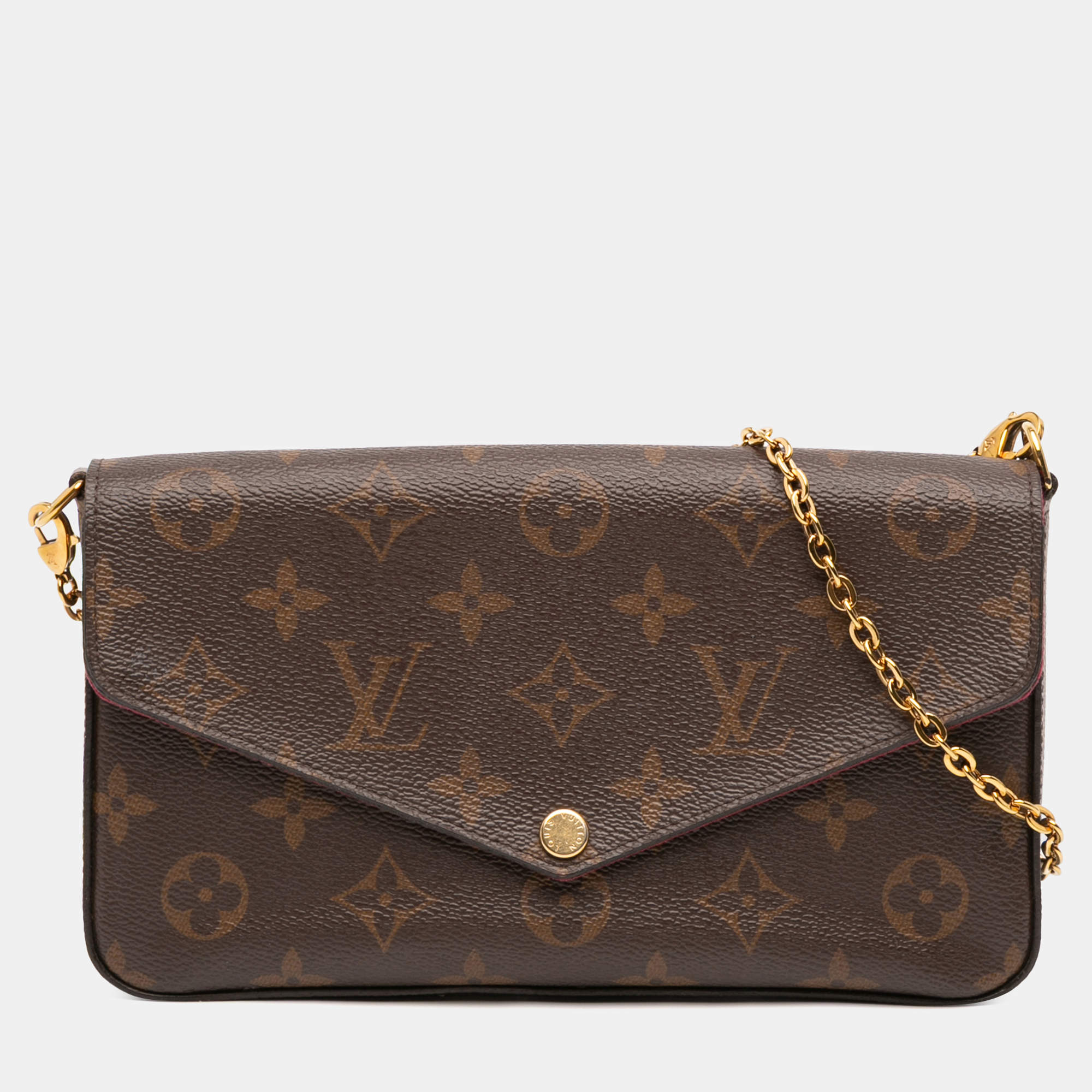 مملوكة مسبقًا Louis Vuitton Brown Monogram Pochette Felicie