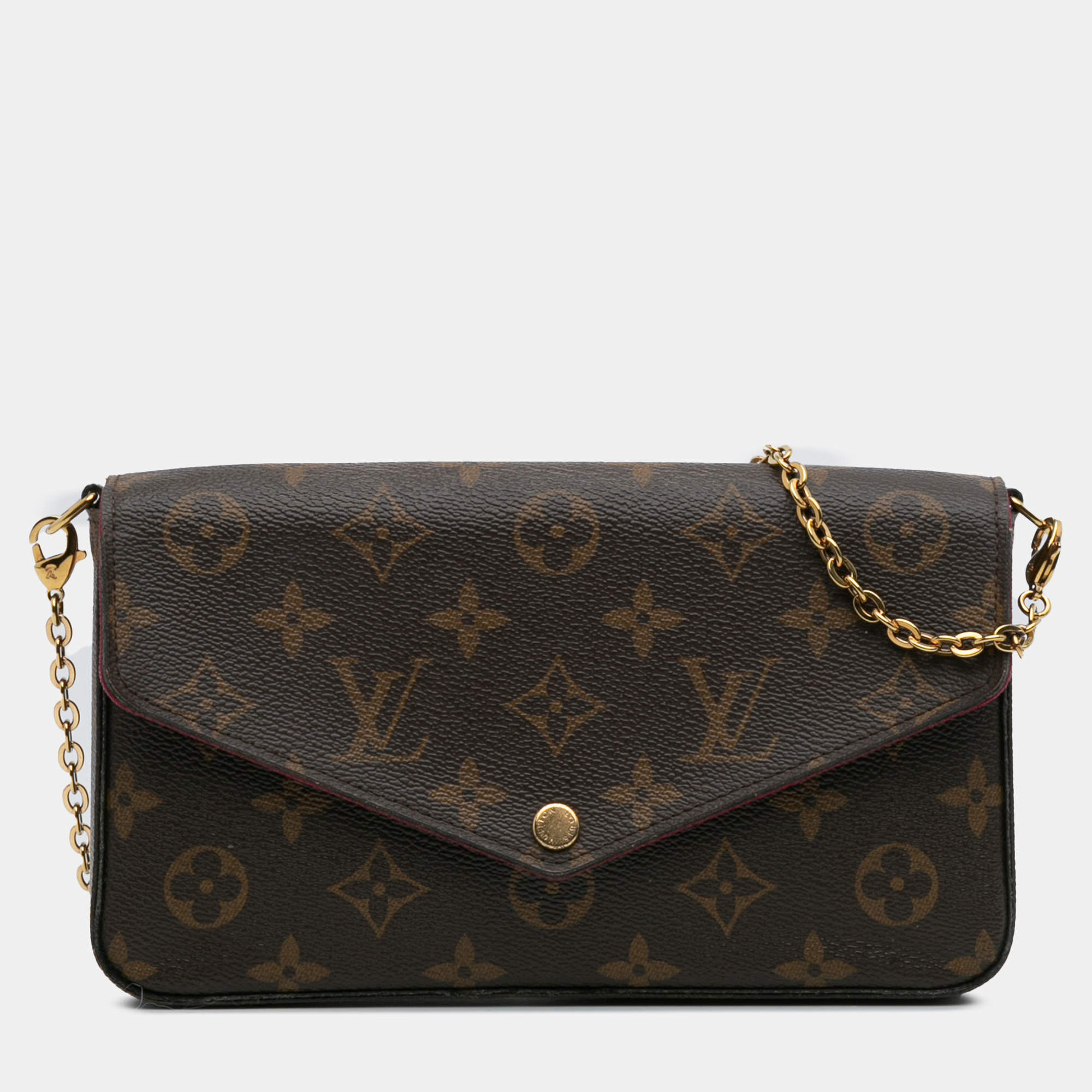 مملوكة مسبقًا Louis Vuitton Brown Monogram Pochette Felicie