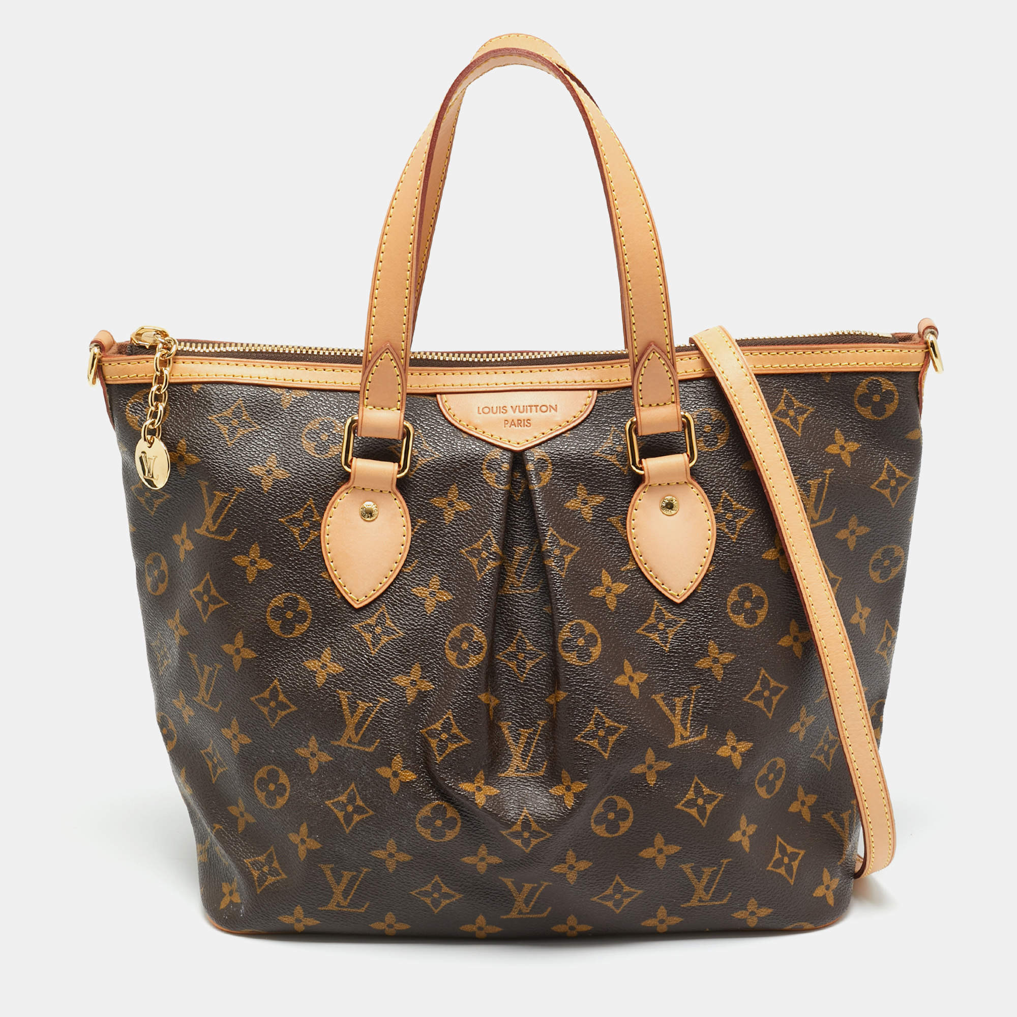 Pre Owned Louis Vuitton Palermo PM Monogram Canvas Bag