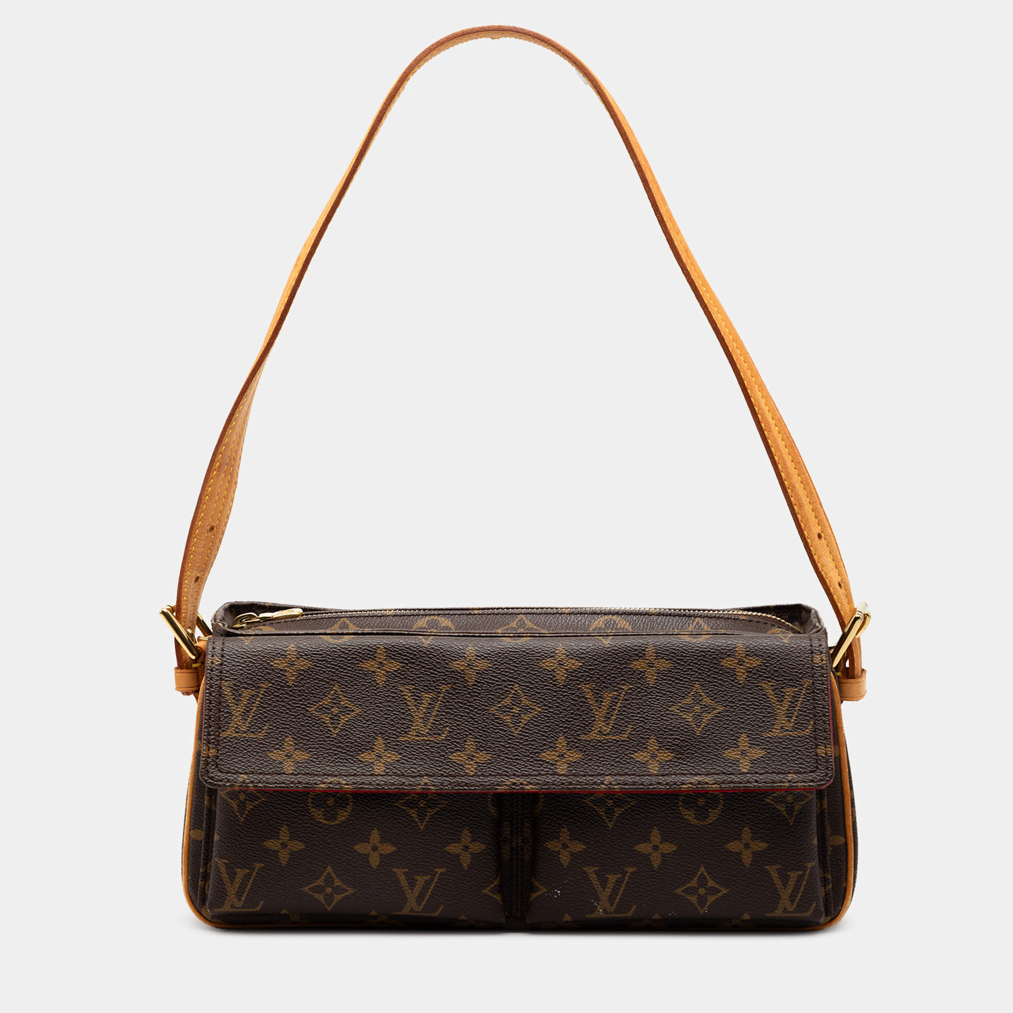 Pre Owned Louis Vuitton Brown Monogram Viva Cite MM
