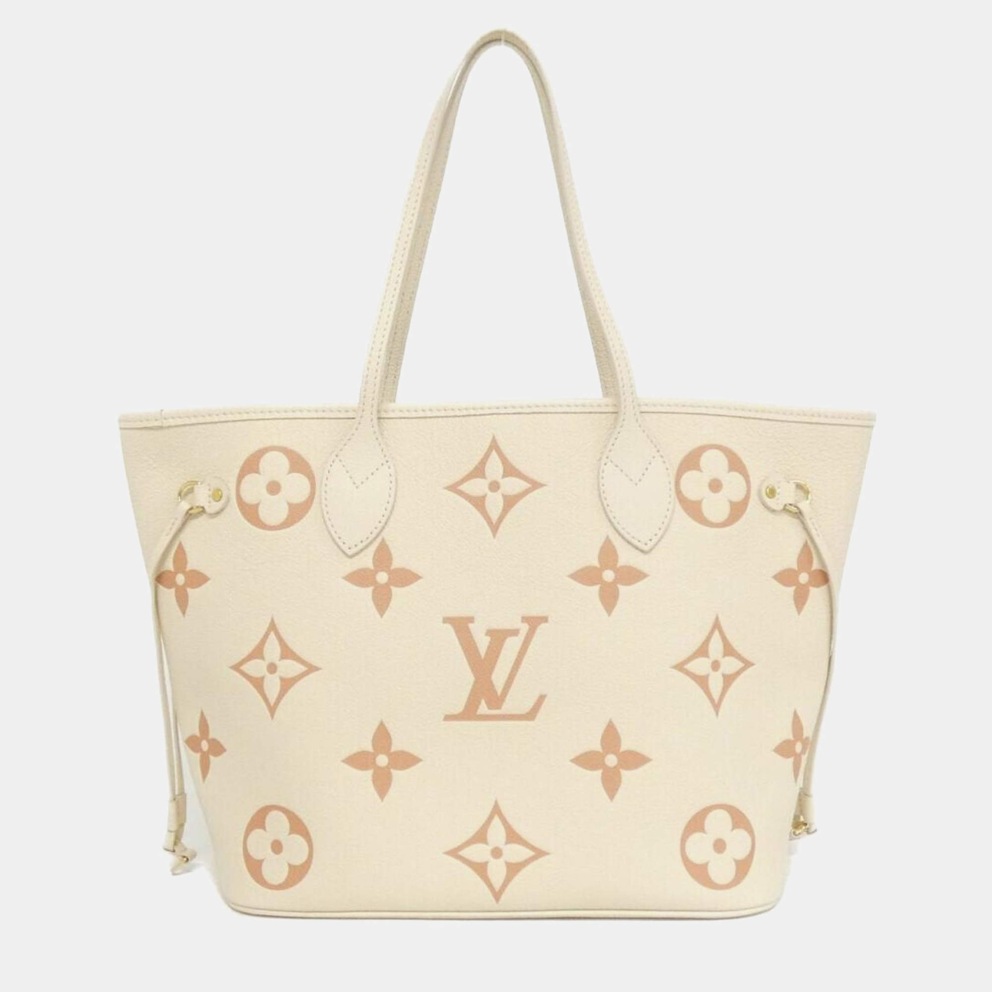 مملوكة مسبقًا Louis Vuitton Two-Tone Monogram Empreinte Neverfull Mm Handbag