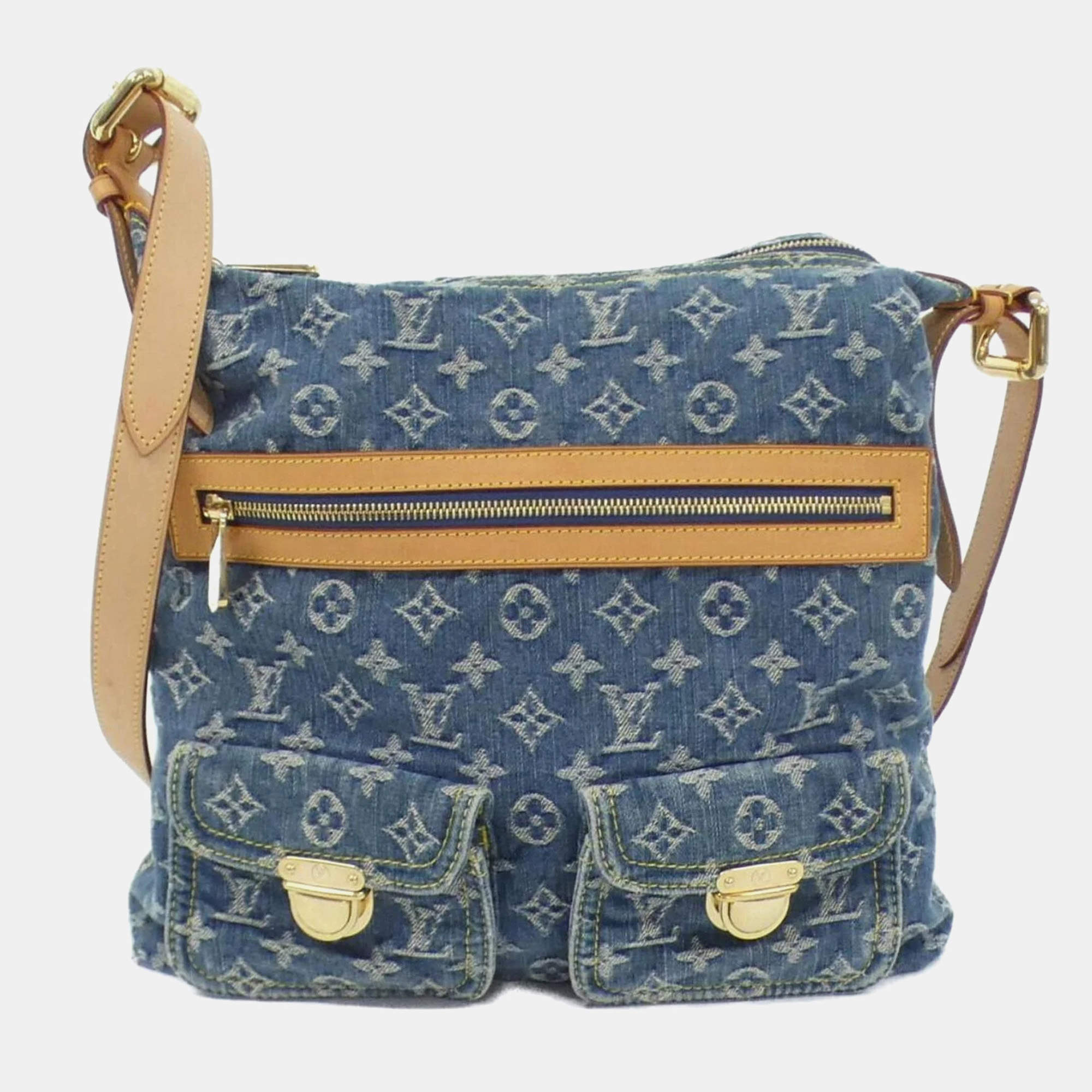 مملوكة مسبقًا Louis Vuitton Monogram Denim Baggy Gm Shoulder Bag