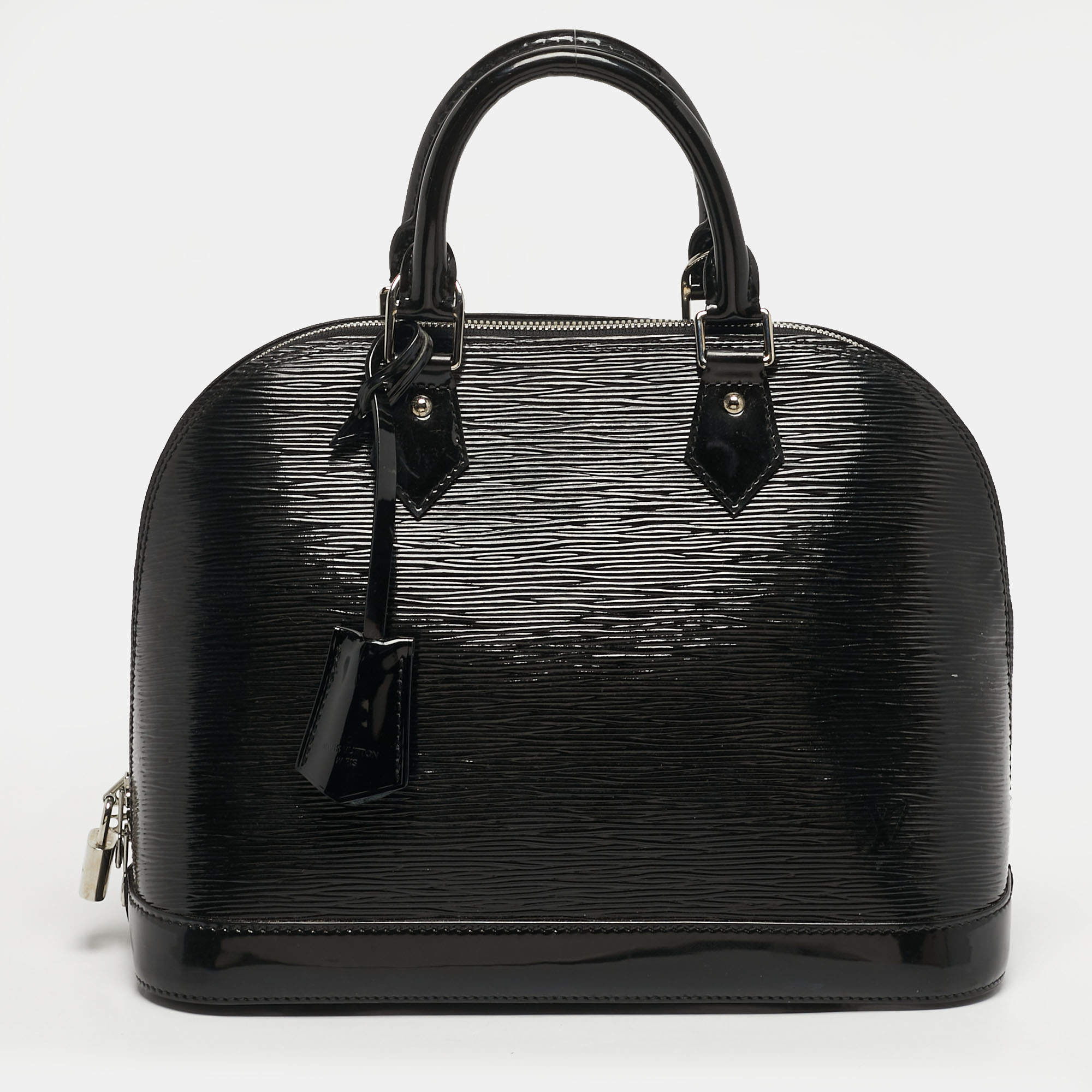 Pre Owned حقيبة لويس فيتون ألما بّي ام جلد إبي كهربائي لوز أماندي