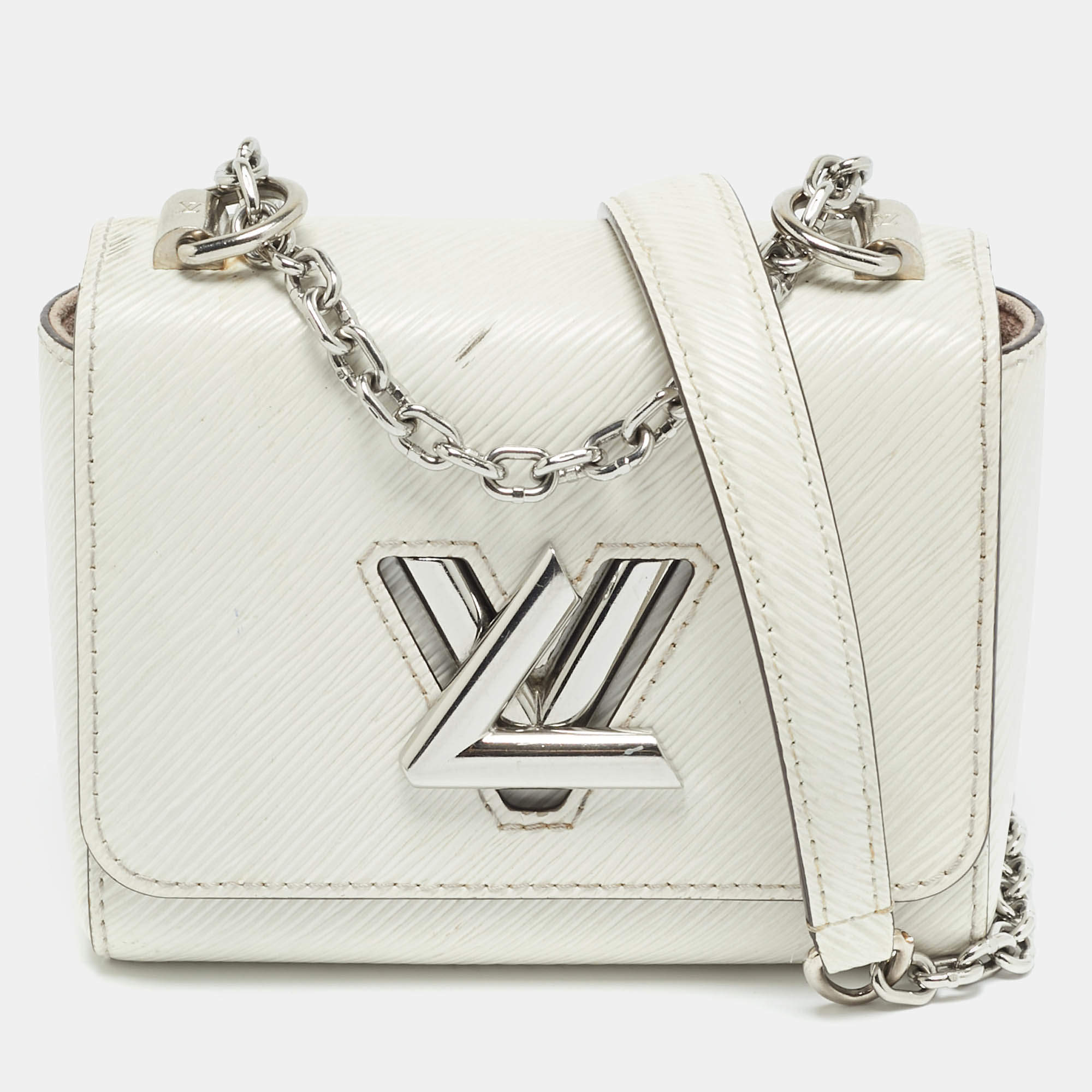 Pre Owned Louis Vuitton Twist Mini Ivorie Epi Leather Bag