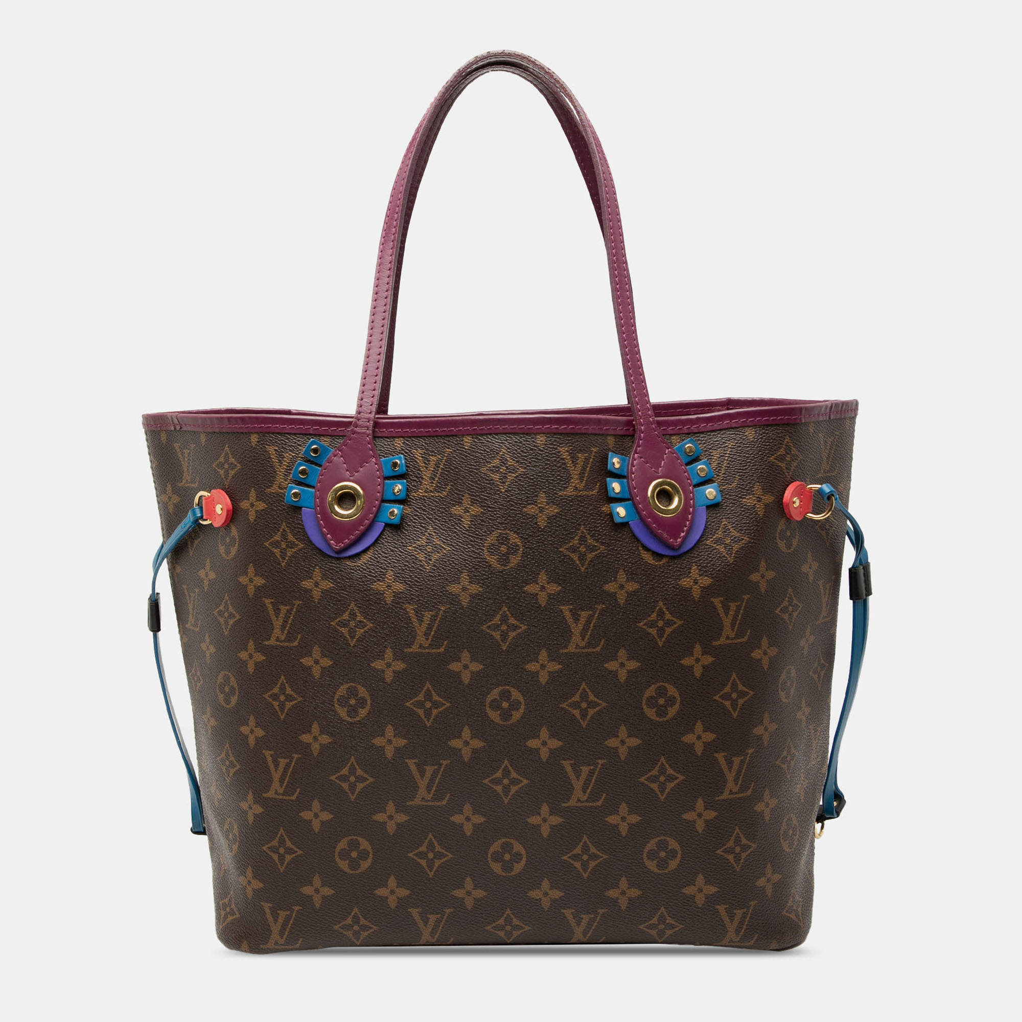 Pre Owned حقيبة يد لوي فيتون مونوغرام بني توتم نيو نيفرفول متوسط الحجم