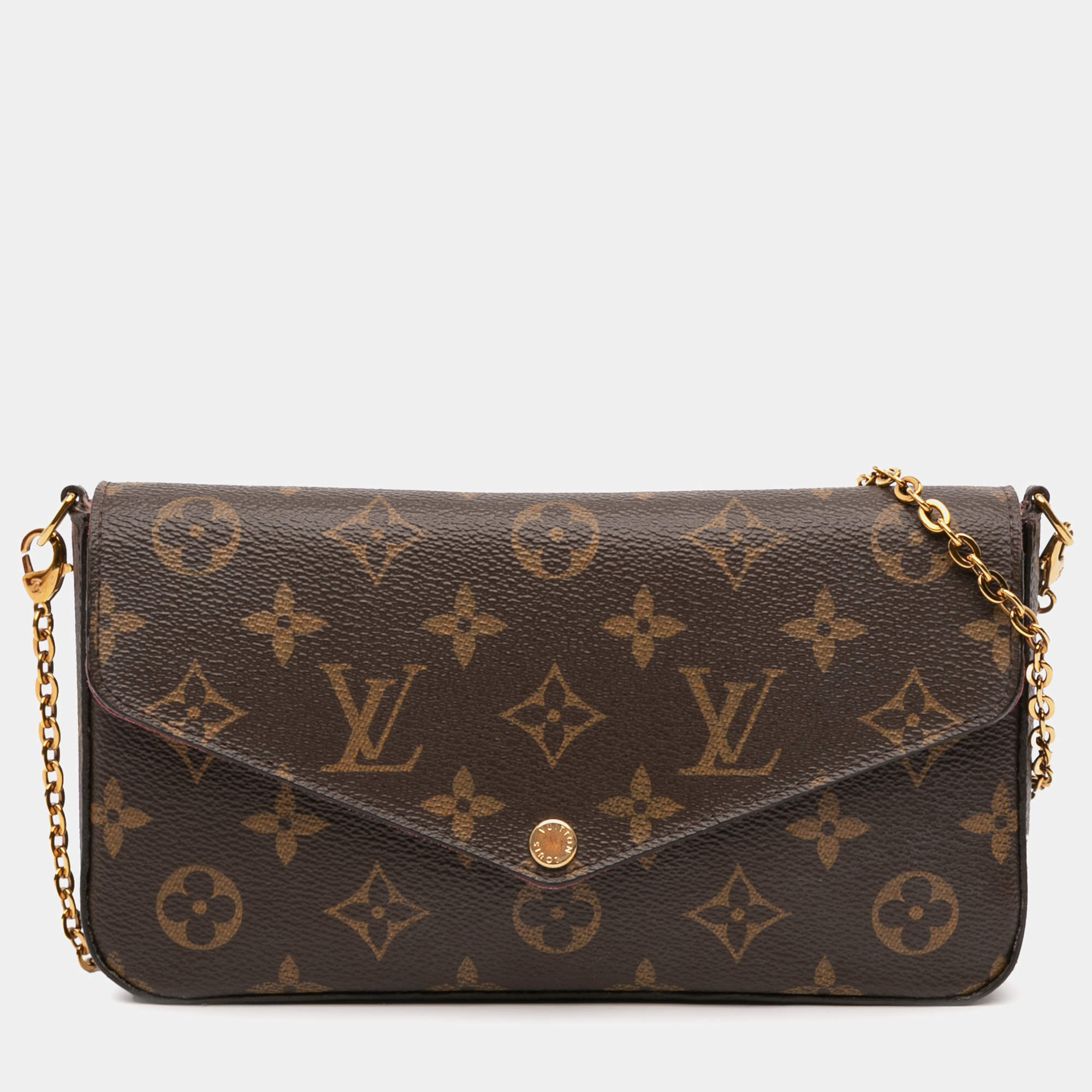 مملوكة مسبقًا Louis Vuitton Brown Monogram Pochette Felicie