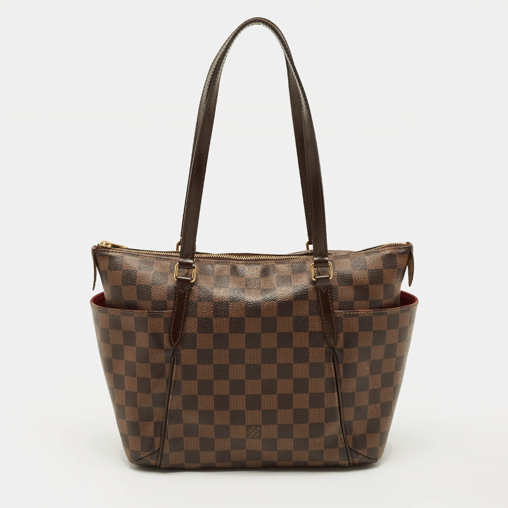 Pre Owned Louis Vuitton Totally PM Damier Ebene Canvas Bag