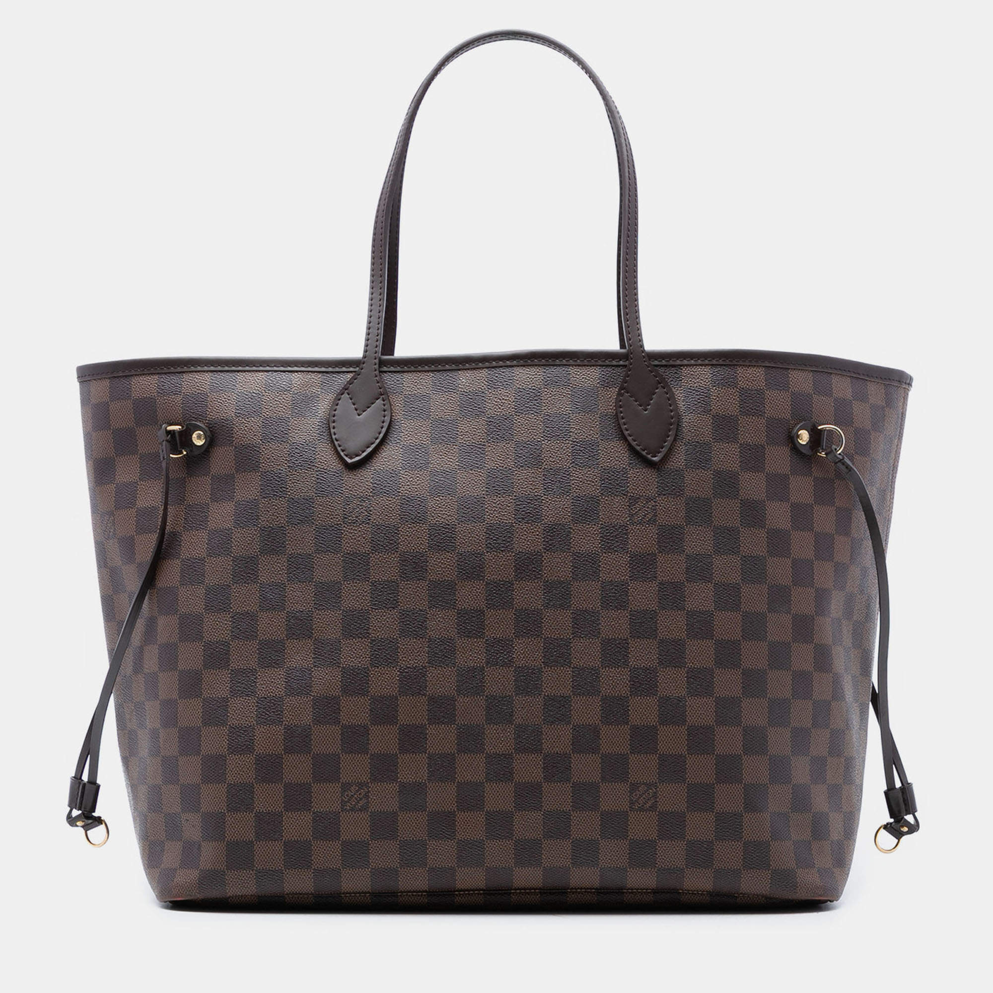 Pre Owned Louis Vuitton Brown Damier Ebene Neverfull GM