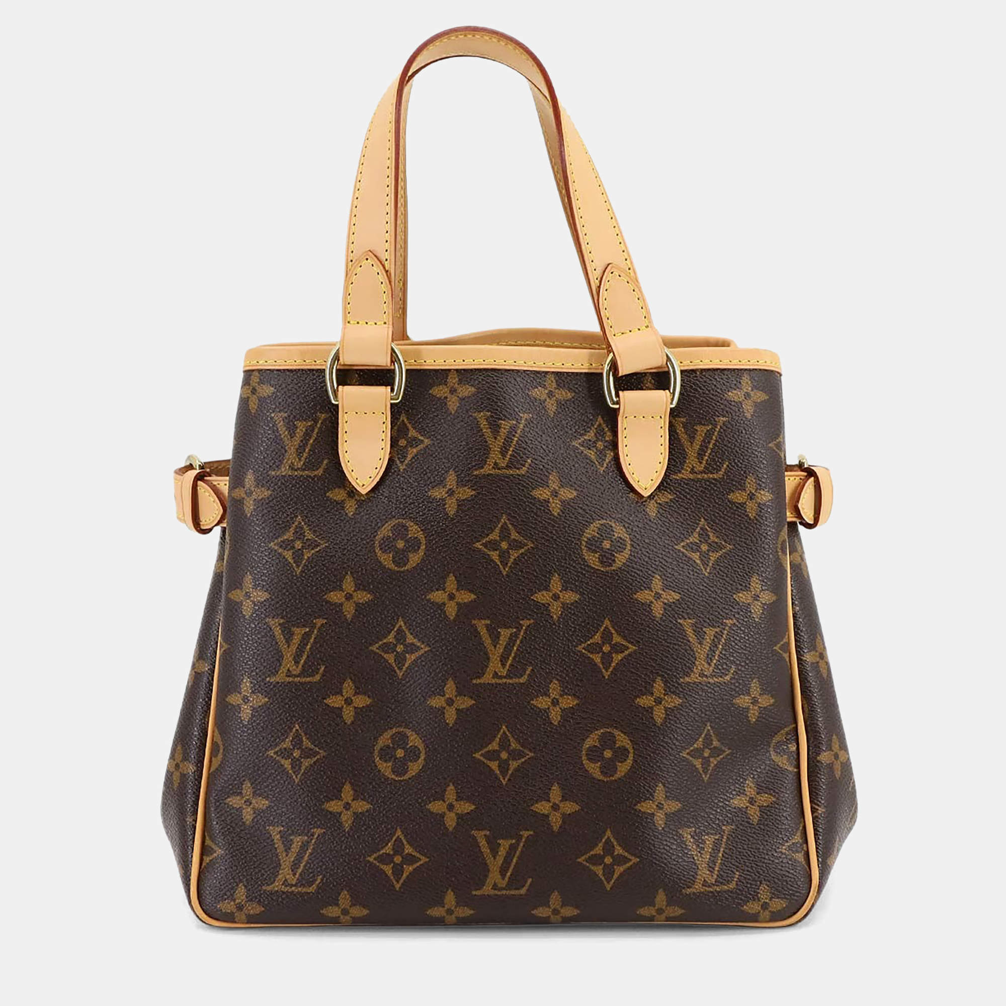 Pre Owned Louis Vuitton Batignolles Brown Monogram Canvas Handbag