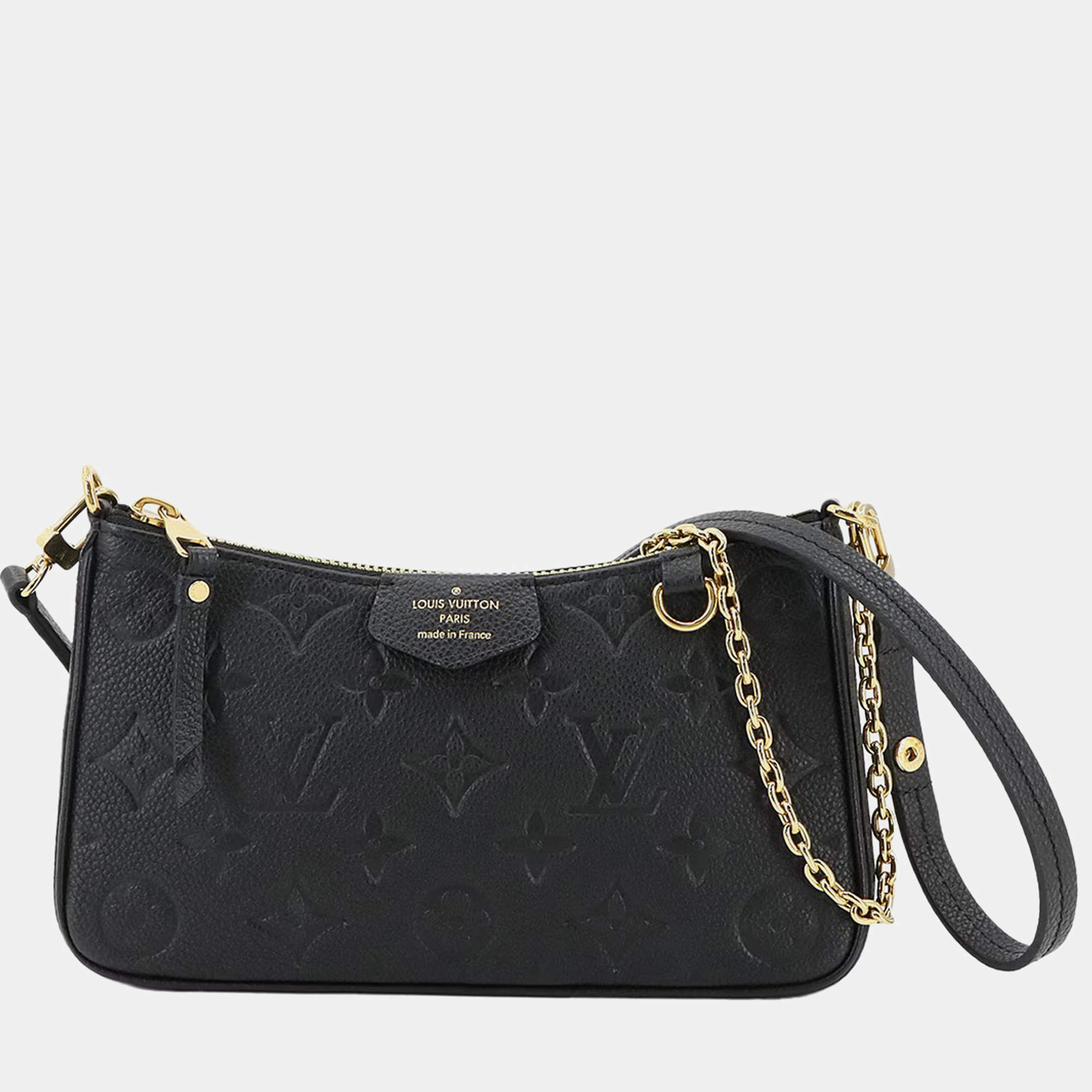 مملوكة مسبقًا Louis Vuitton Easy Pouch Noir Monogram Empreinte Leather Shoulder Bag