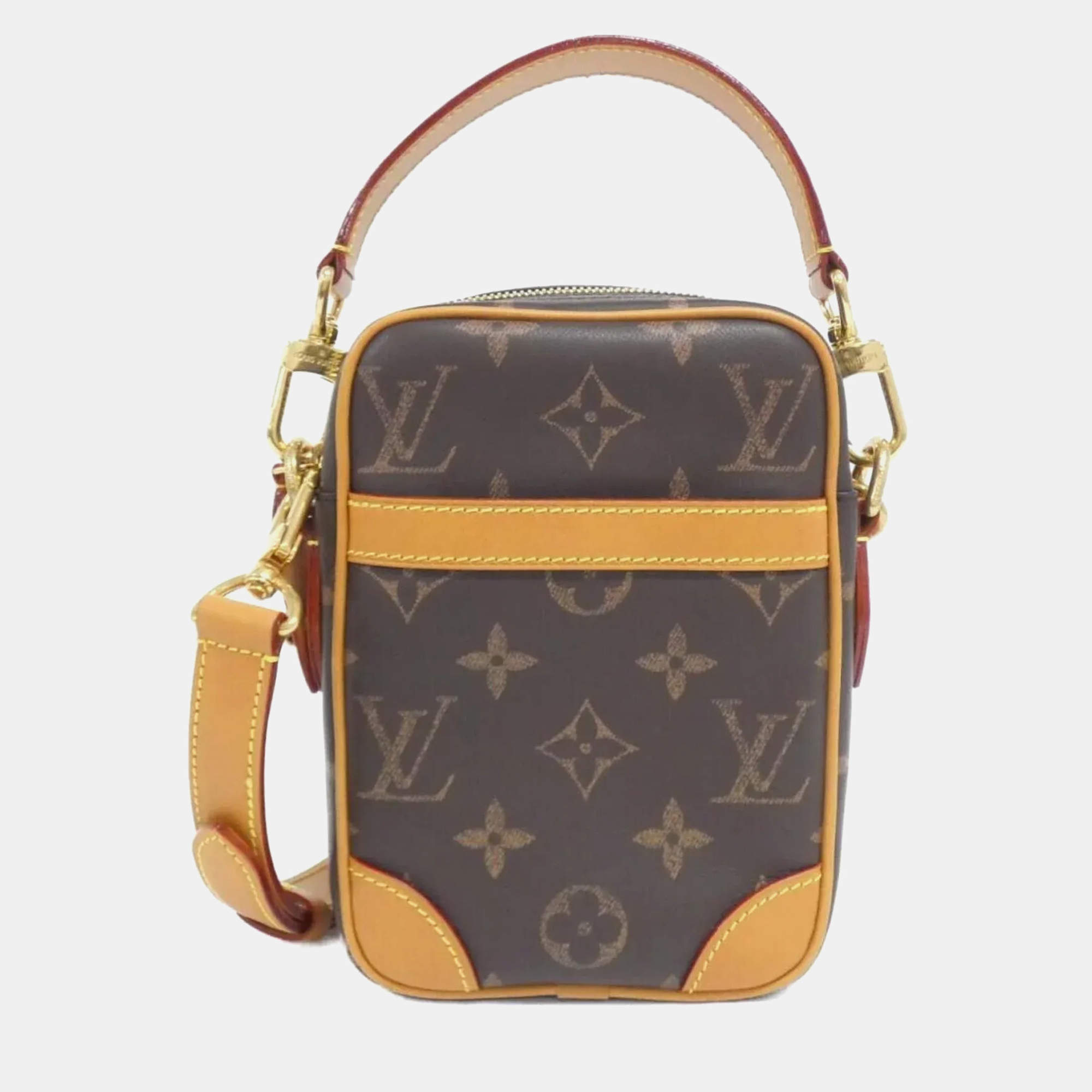 مملوكة مسبقًا حقيبة لوي فيتون دانوب \"كتف\" جلد مونوغرام