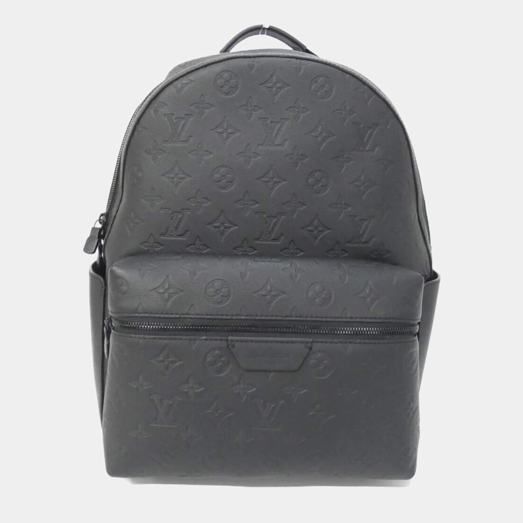 Pre Owned Louis Vuitton Monogram Shadow Discovery Backpack Pm