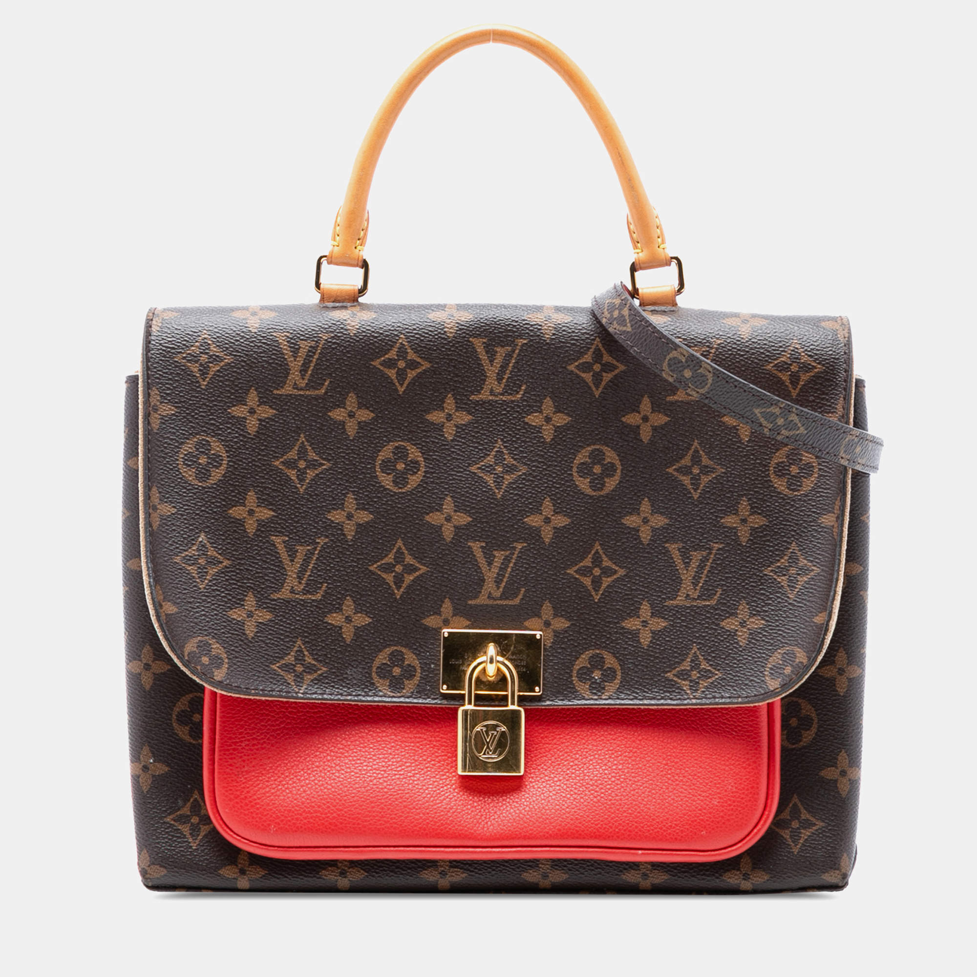 Pre Owned Louis Vuitton Brown Monogram Marignan