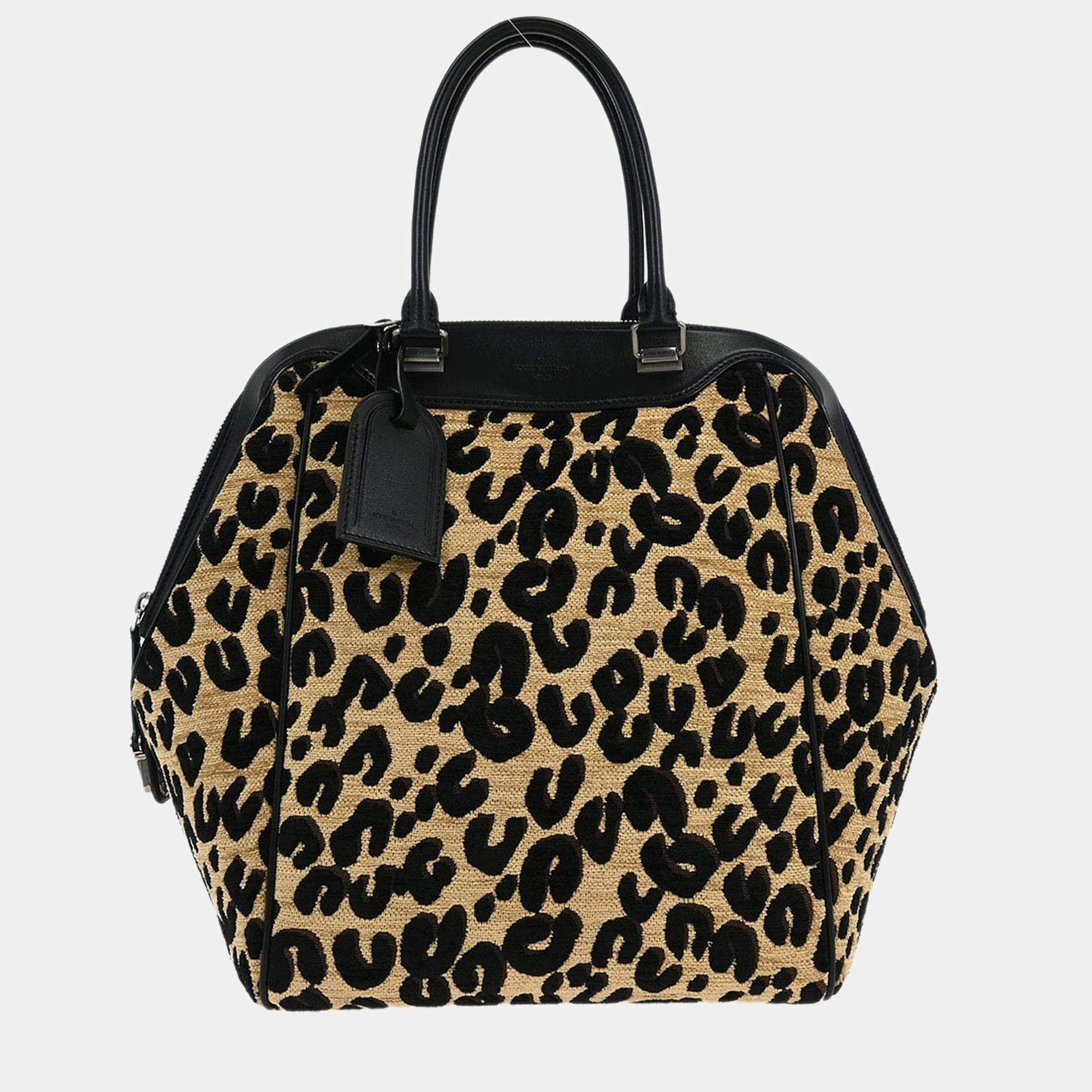 Pre Owned Louis Vuitton North South Leopard Handbag