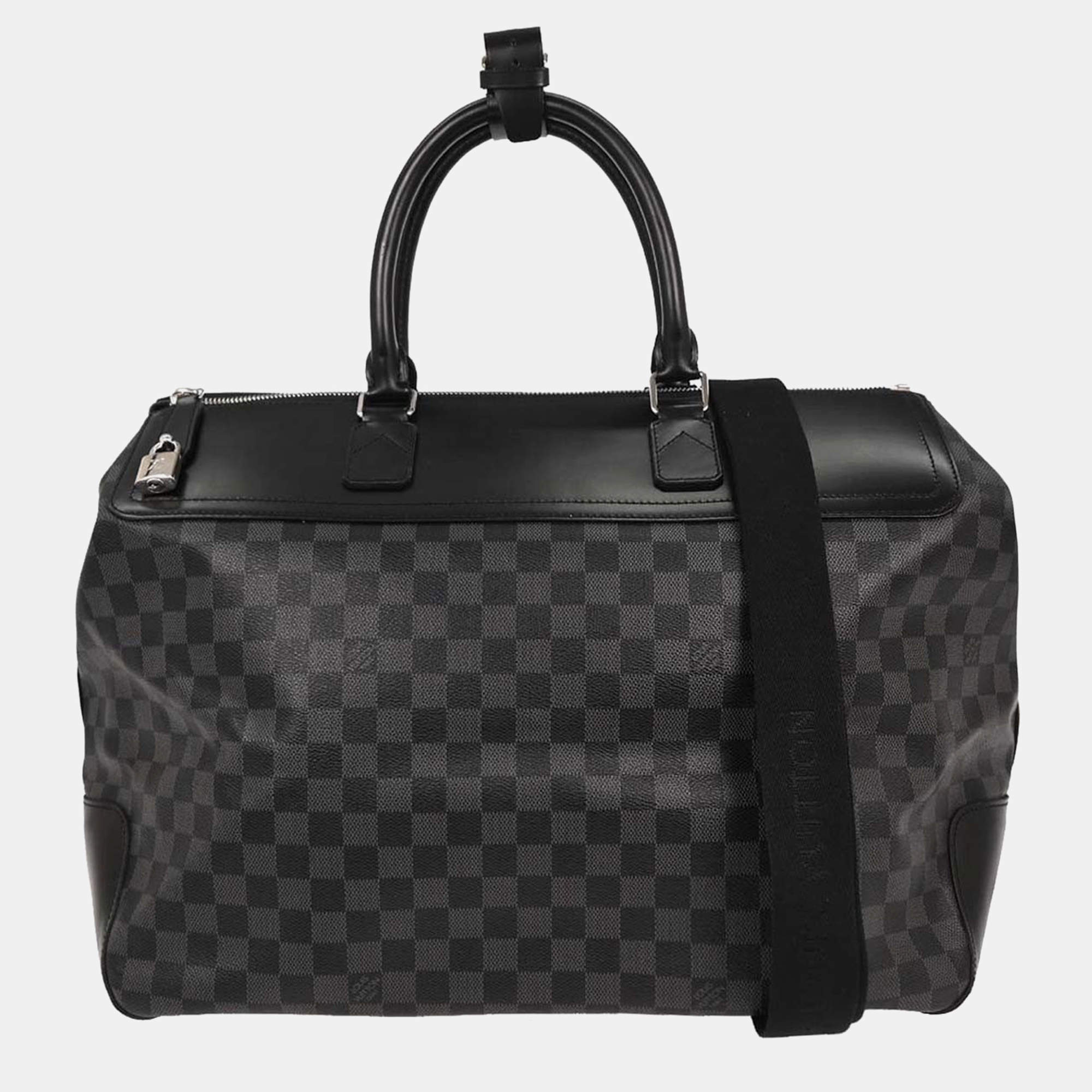 Pre Owned حقيبة يد لوي فيتون دامير جرافيت نيو غرينتش دافل