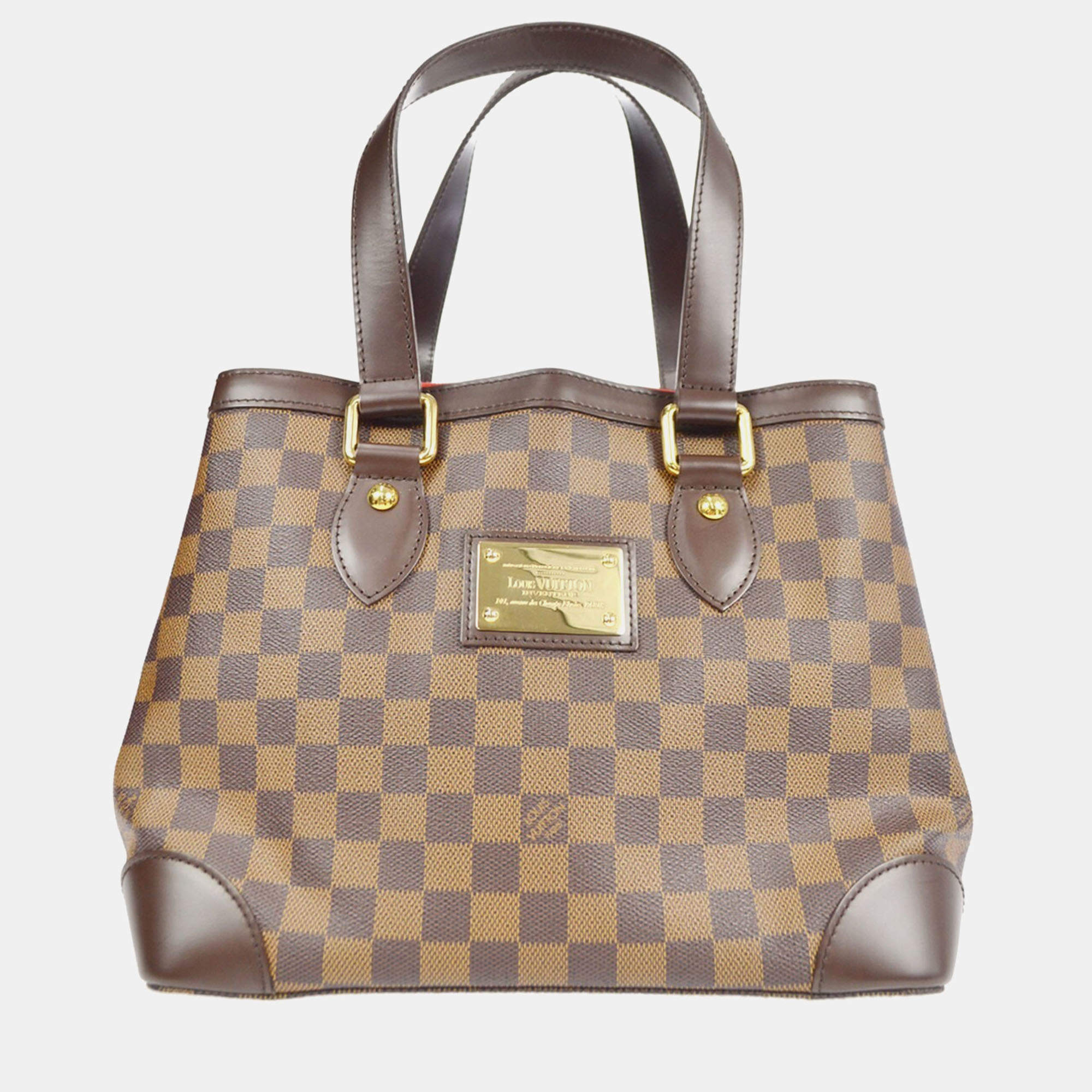 مملوكة مسبقًا Louis Vuitton Damier Hampstead Pm Tote Handbag
